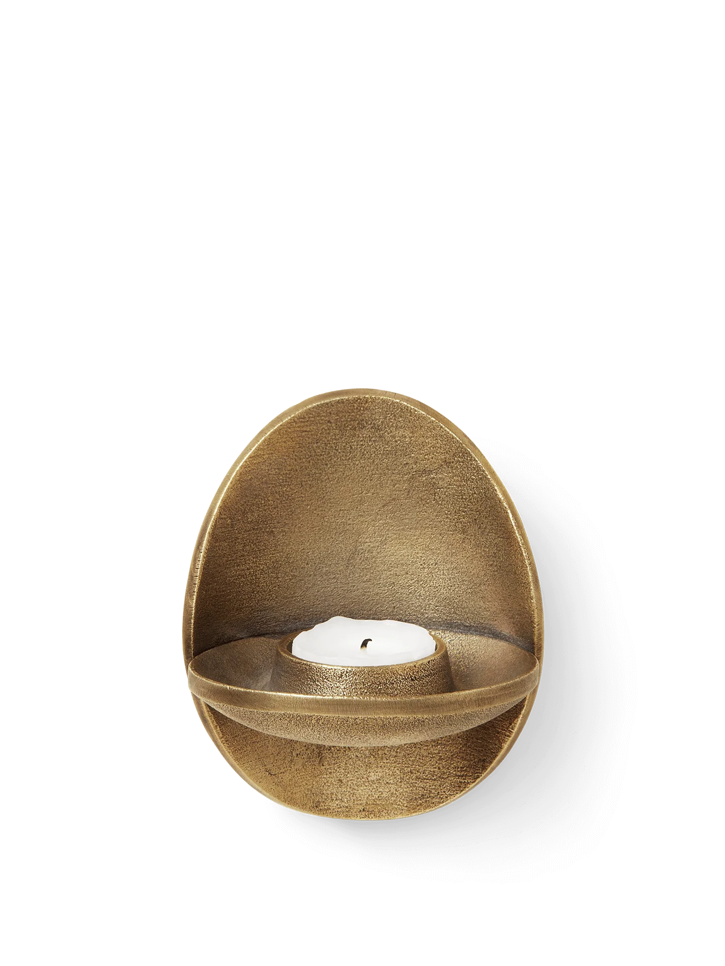Agapé Wall Tealight Holder - Brass Finish - Image 4