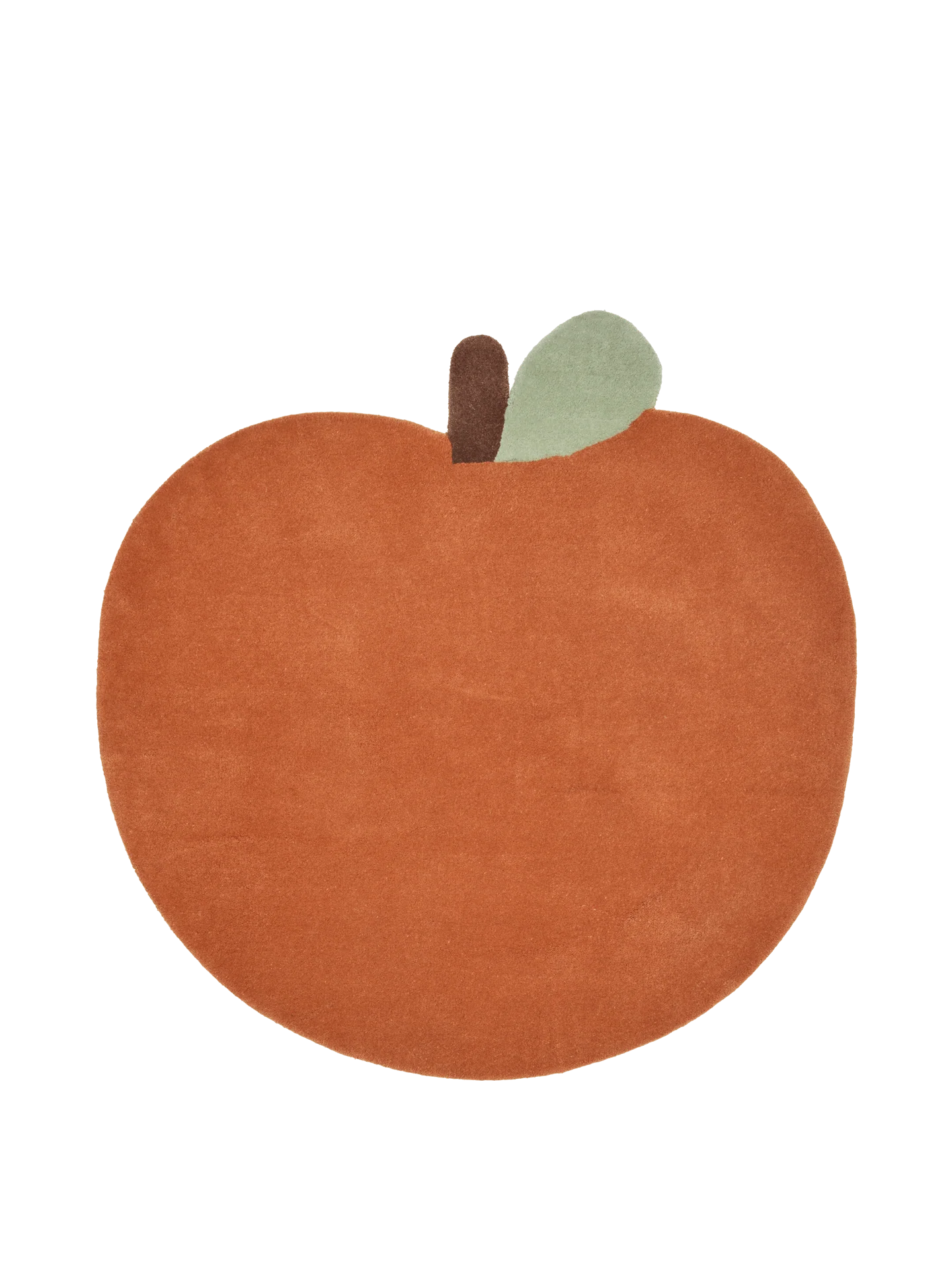 Apple Tufted Rug - Brown Clay