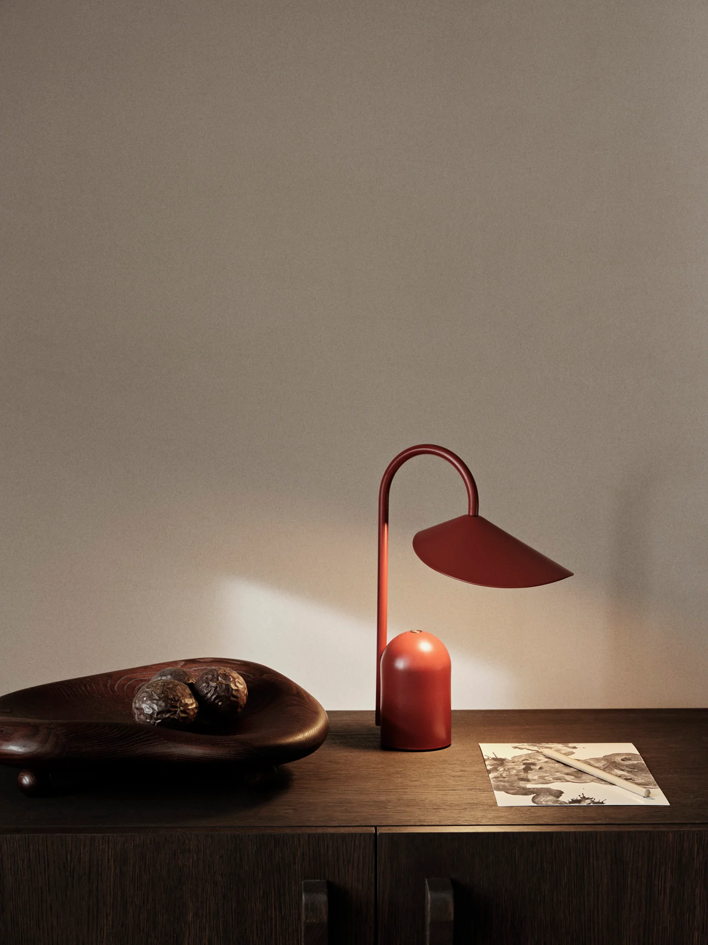 Arum Portable Lamp - Oxide Red - Image 2