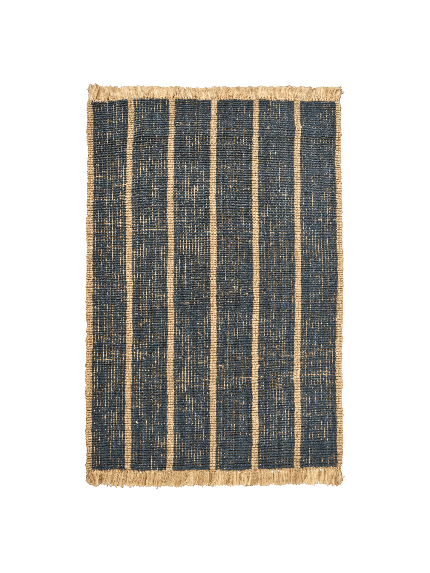 Athens Stripes Rug - Natural/Ink Blue - Image 3