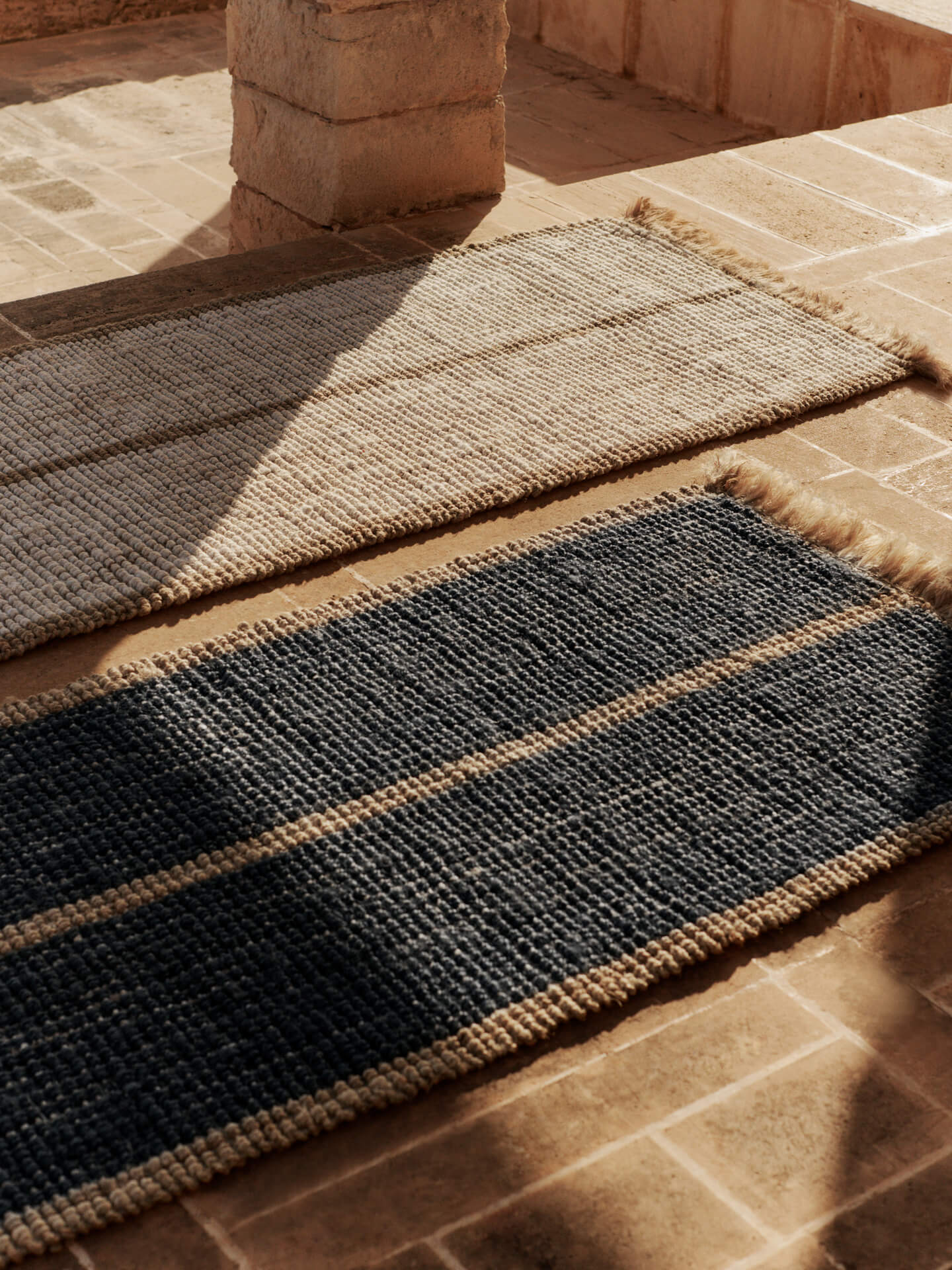 Athens Stripes Runner - Natural/Off-White - Image 2