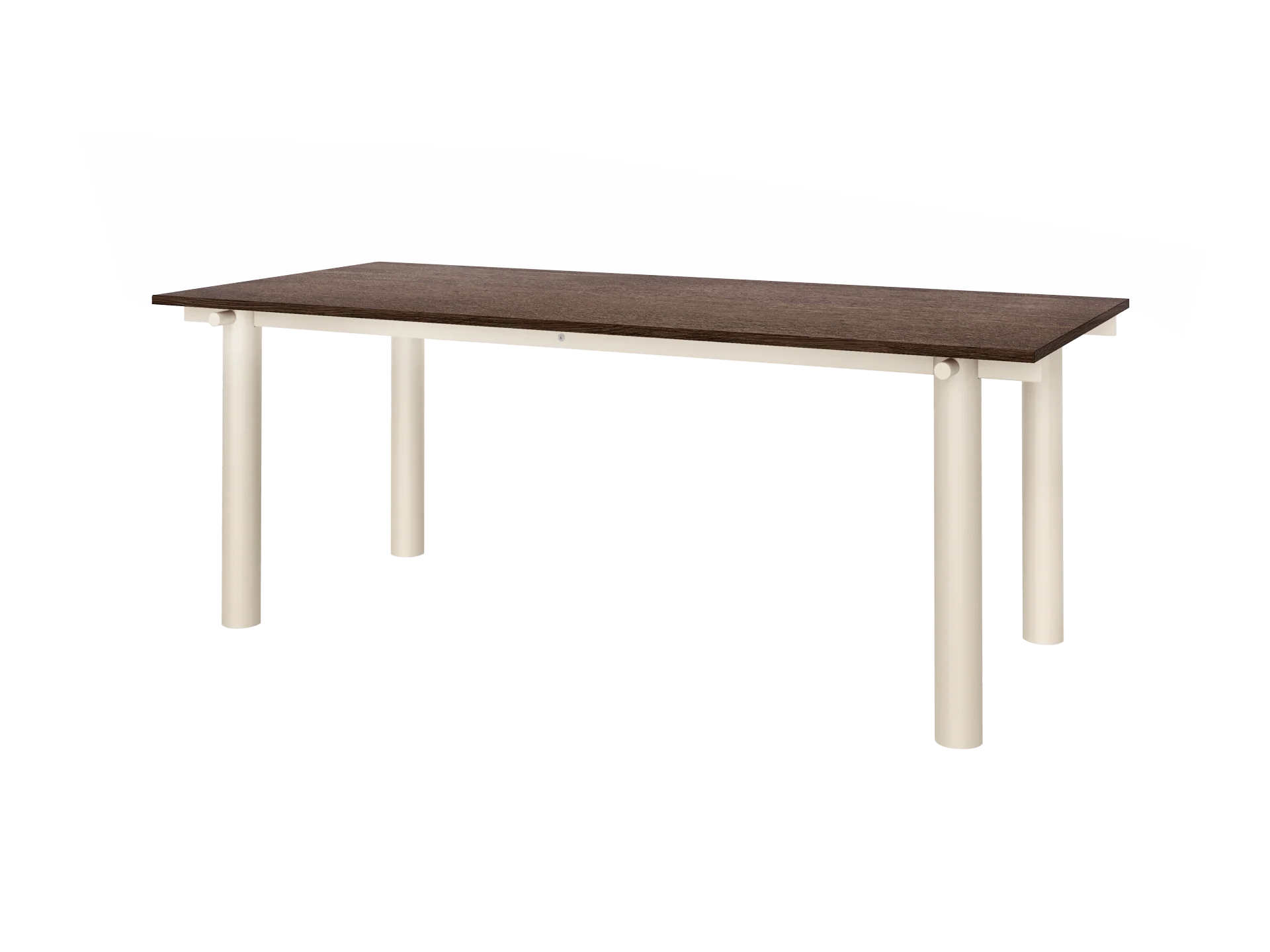 Atura Dining Table - Light Cashmere/Dark Stained Oak - Image 2