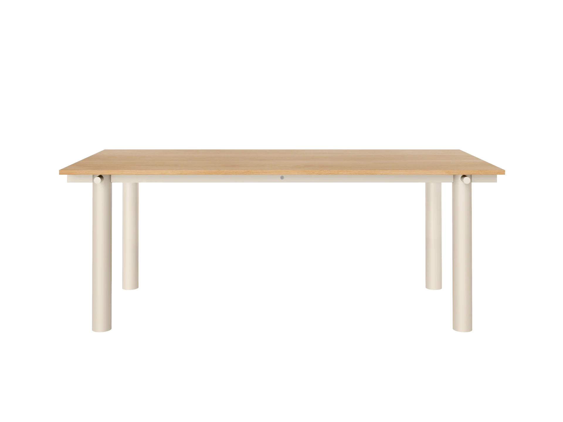 Atura Dining Table - Light Cashmere/Natural Oak Veneer