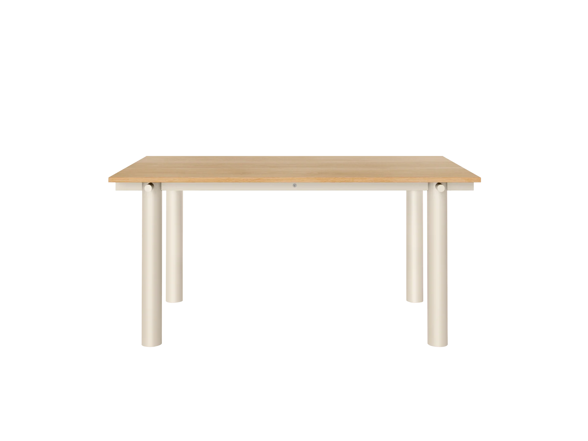 Atura Dining Table - Light Cashmere/Natural Oak Veneer - Image 5