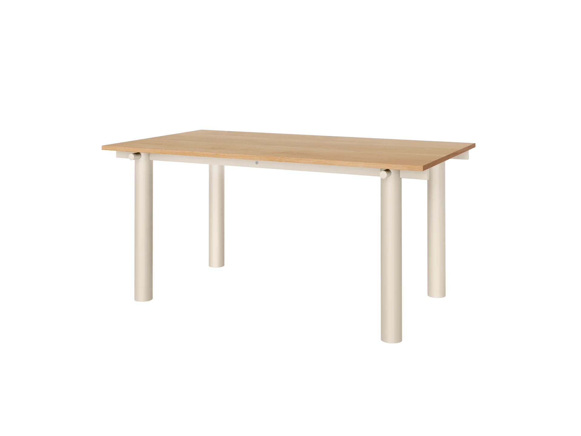Atura Dining Table - Light Cashmere/Natural Oak Veneer - Image 7