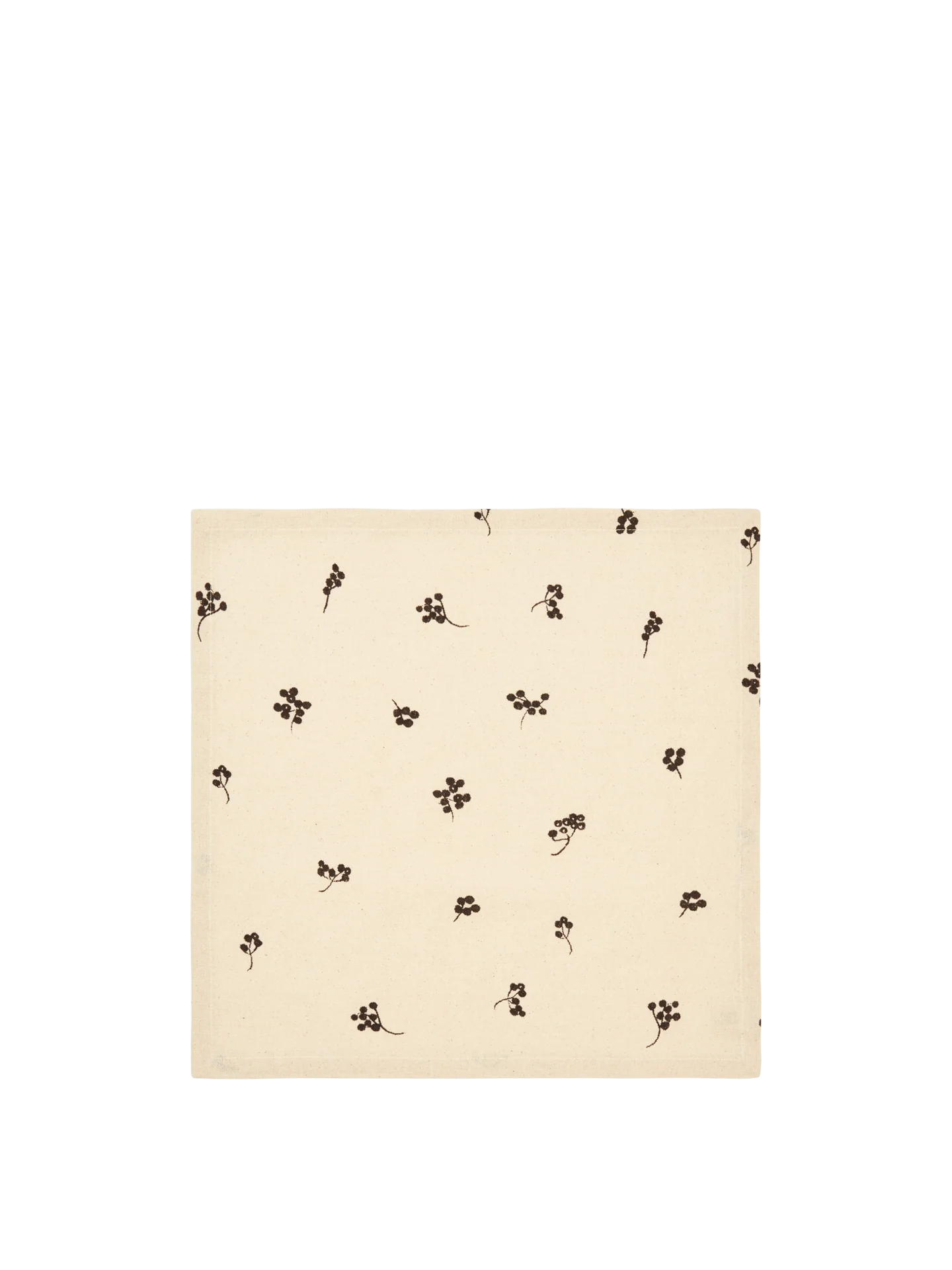 Baies Napkins - Set of 4 - Natural/Dark Chocolate - Image 5