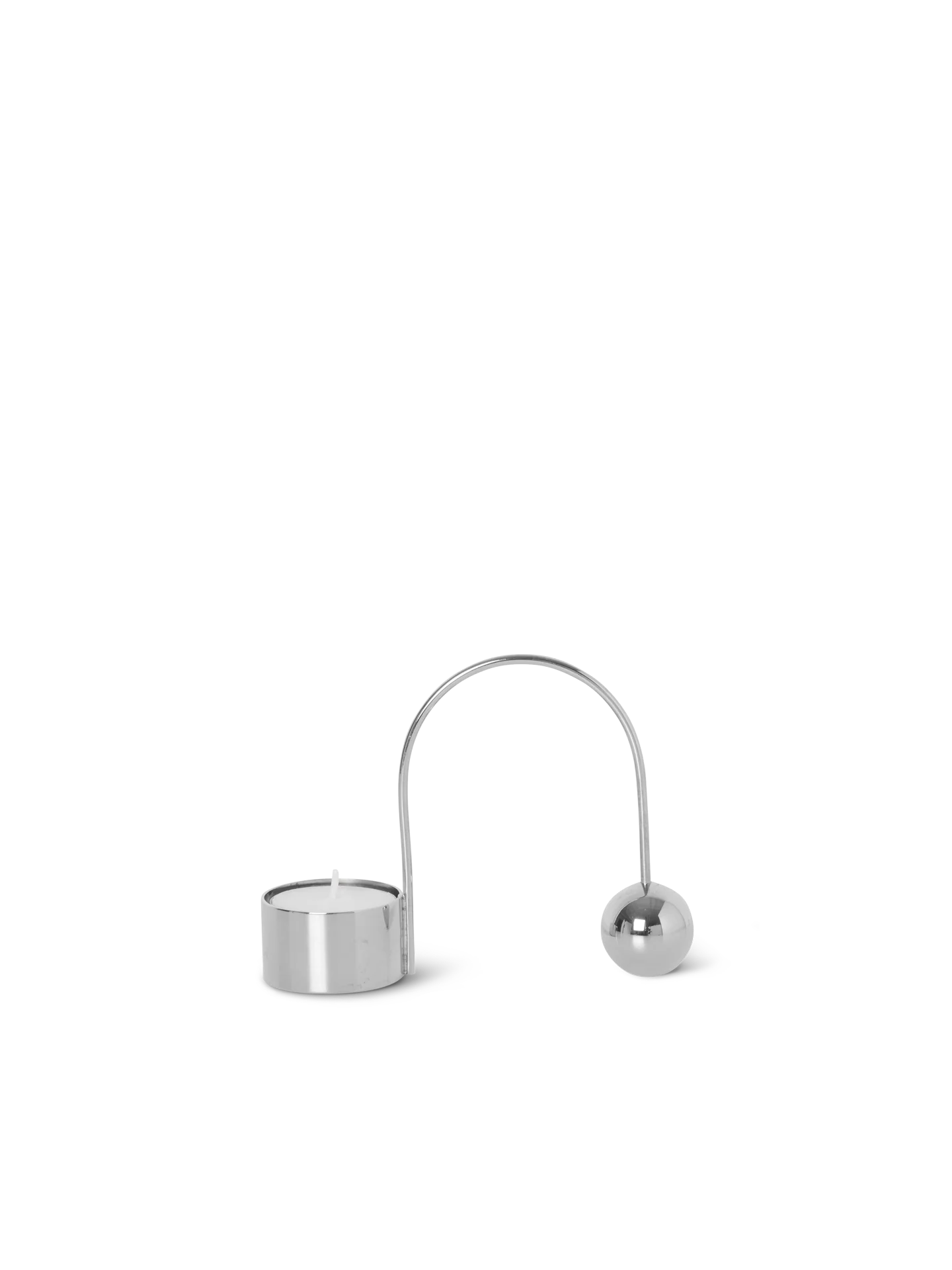 Balance Tealight Holder - Chrome