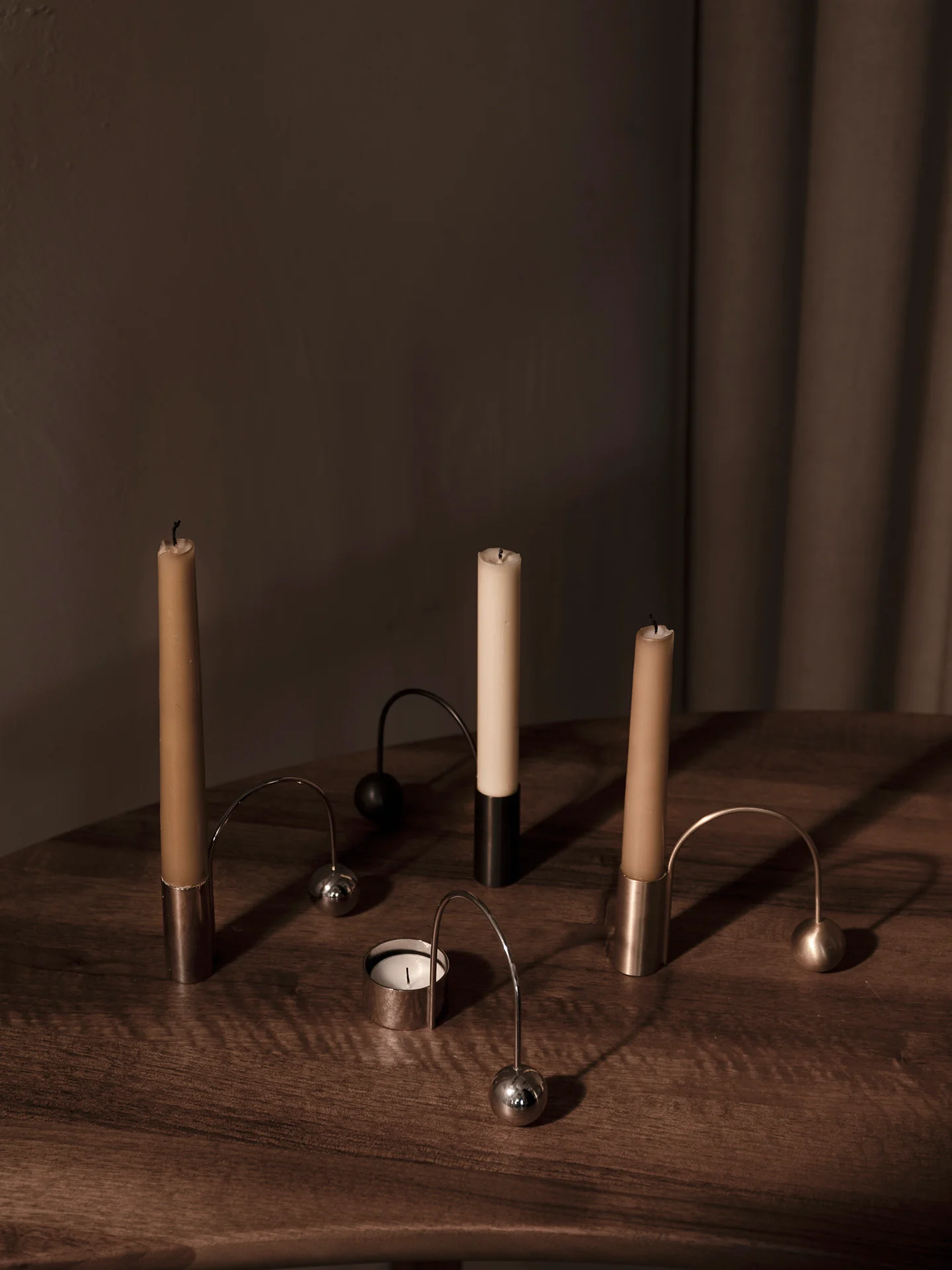 Balance Tealight Holder - Chrome - Image 2