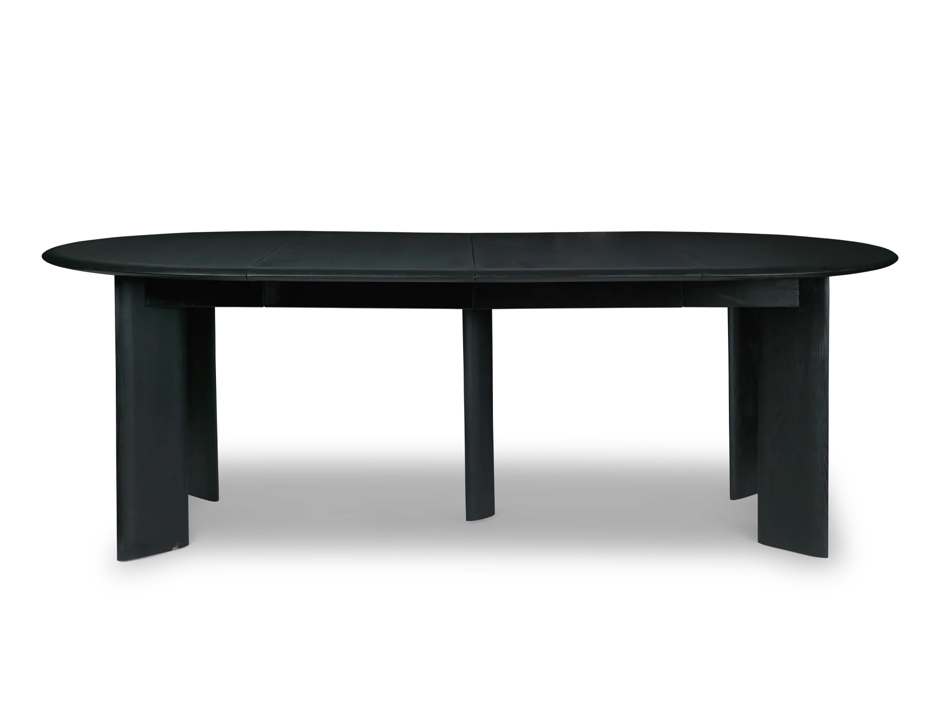 Bevel Table - Extendable x 2 - Black Oiled Beech