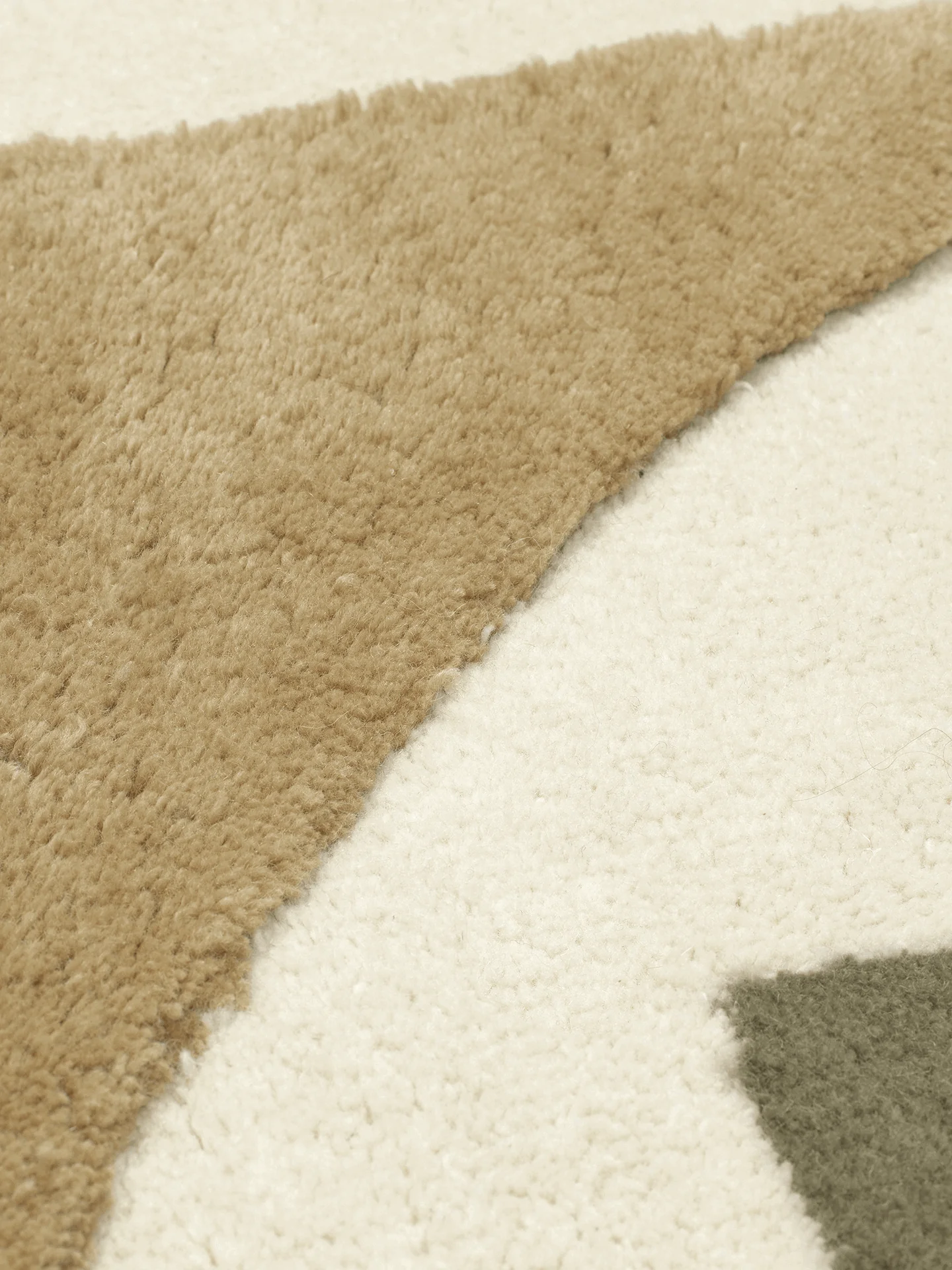 Bloco Tufted Rug - Green/Off-White - Image 4