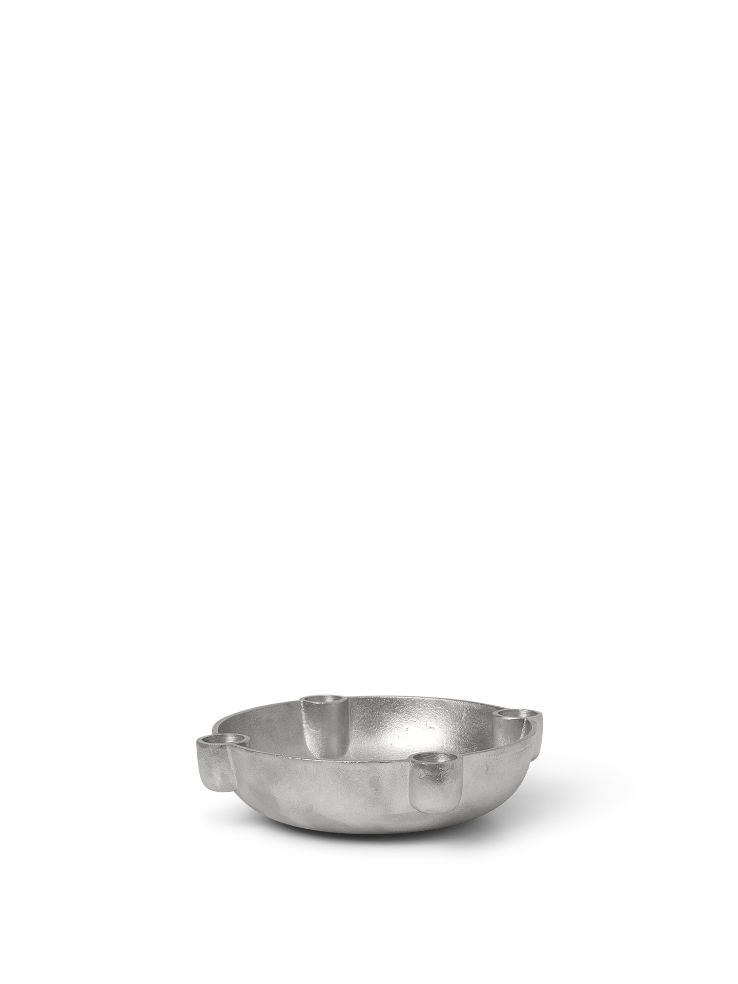 Bowl Candle Holder - Medium - Aluminium