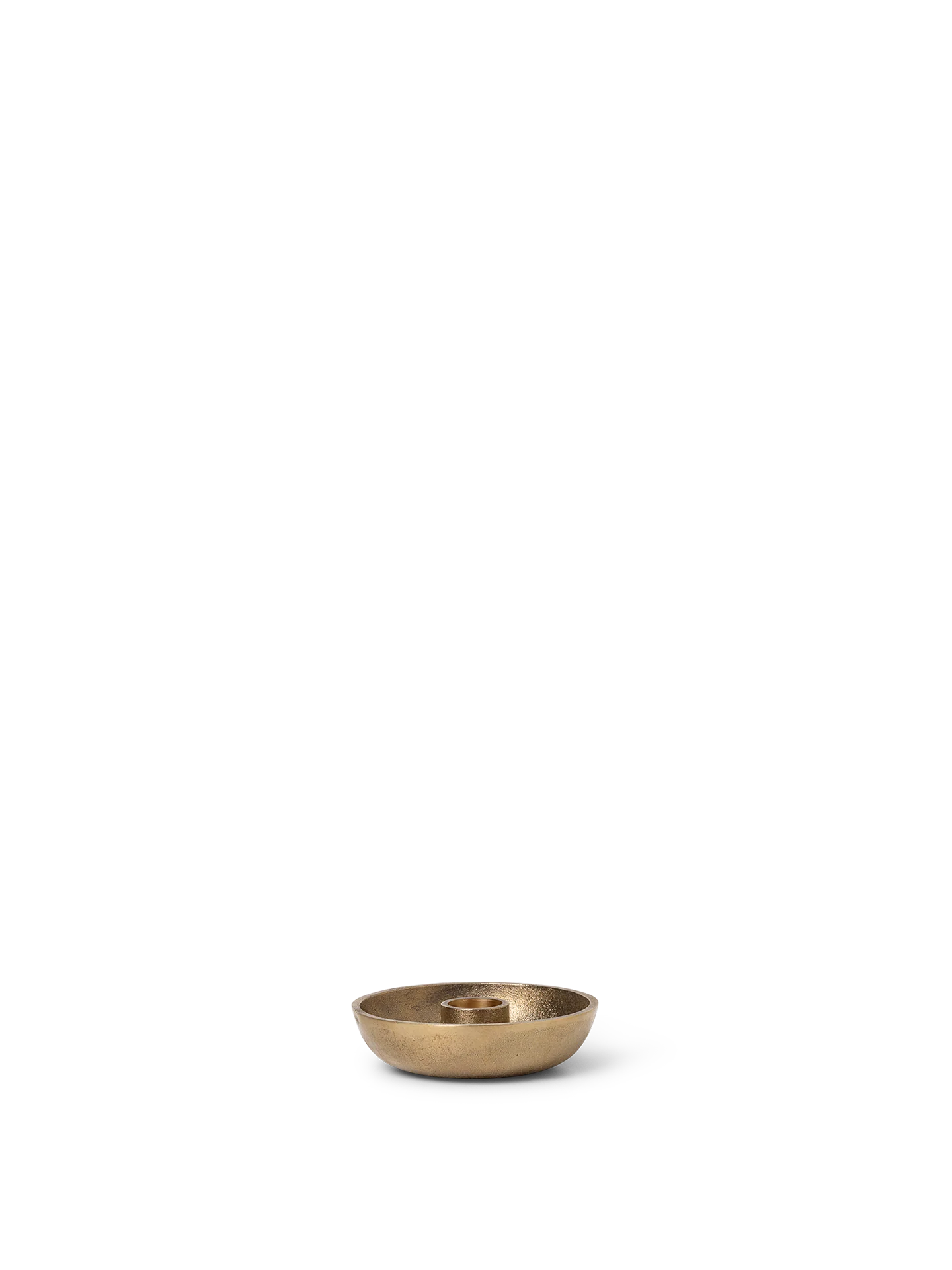 Bowl Candle Holder - Single - Brass