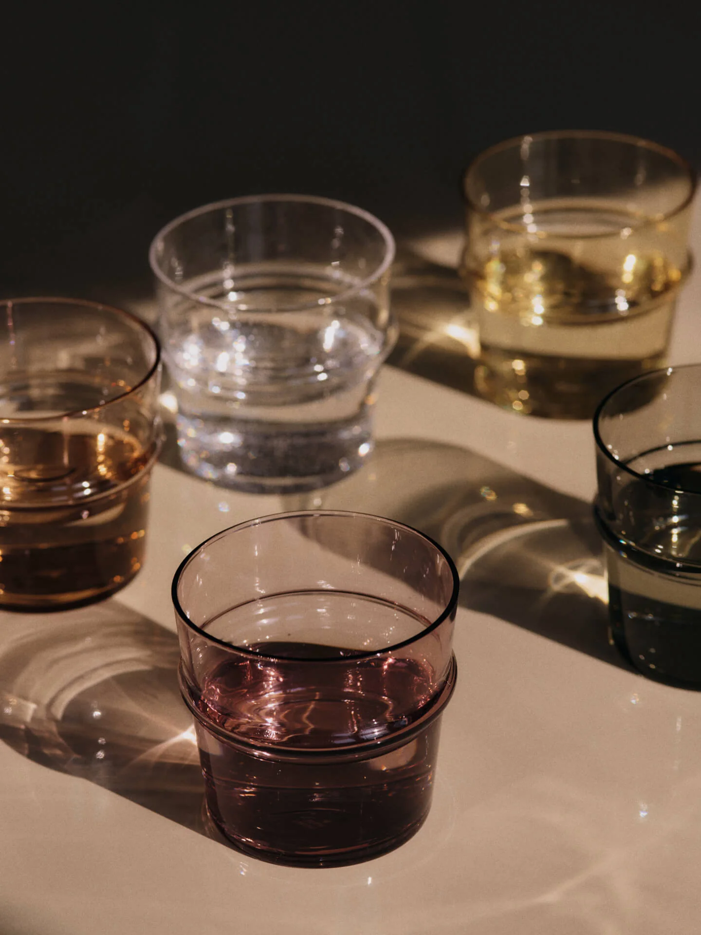 Boya Low Glasses - Set of 2 - Clear with Bubbles - Image 6