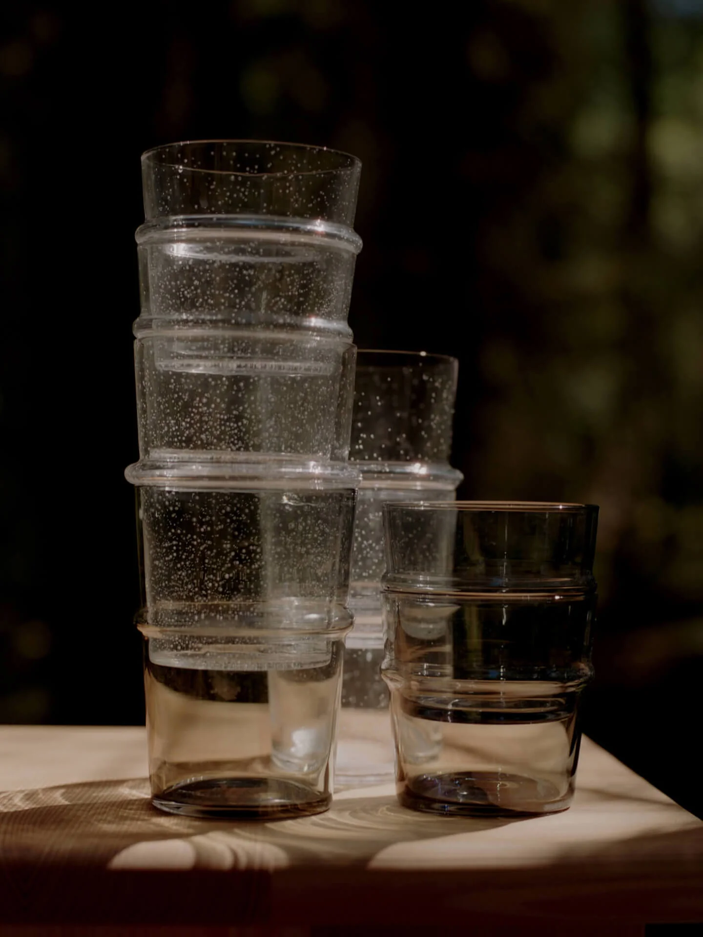 Boya Tall Glasses - Set of 2 - Smoked Grey - Image 2