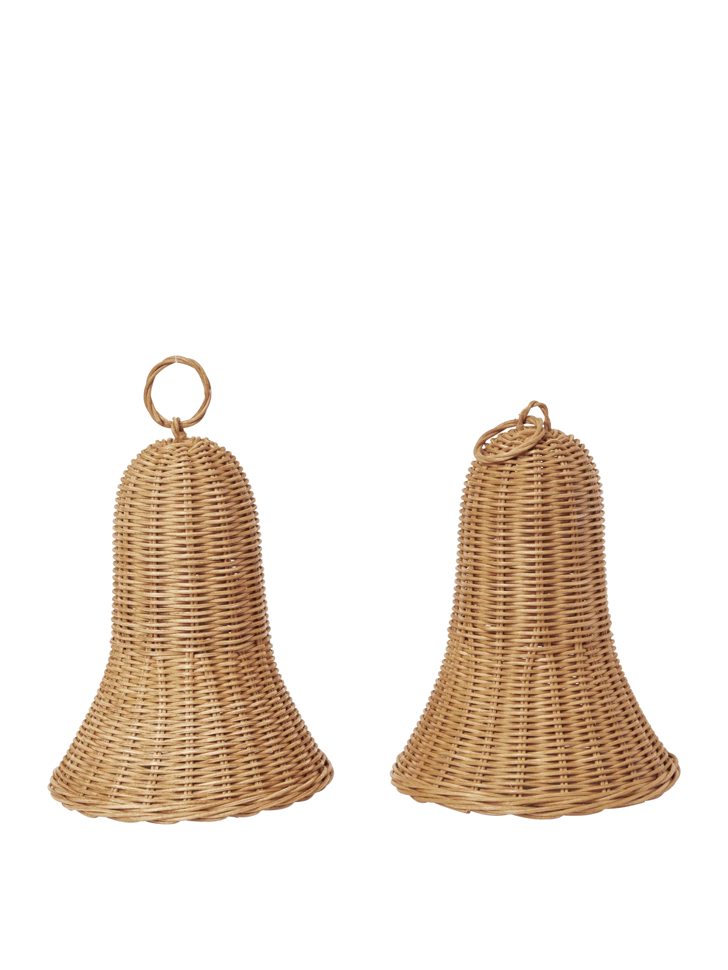 Braided Bells - Set of 2 - Natural