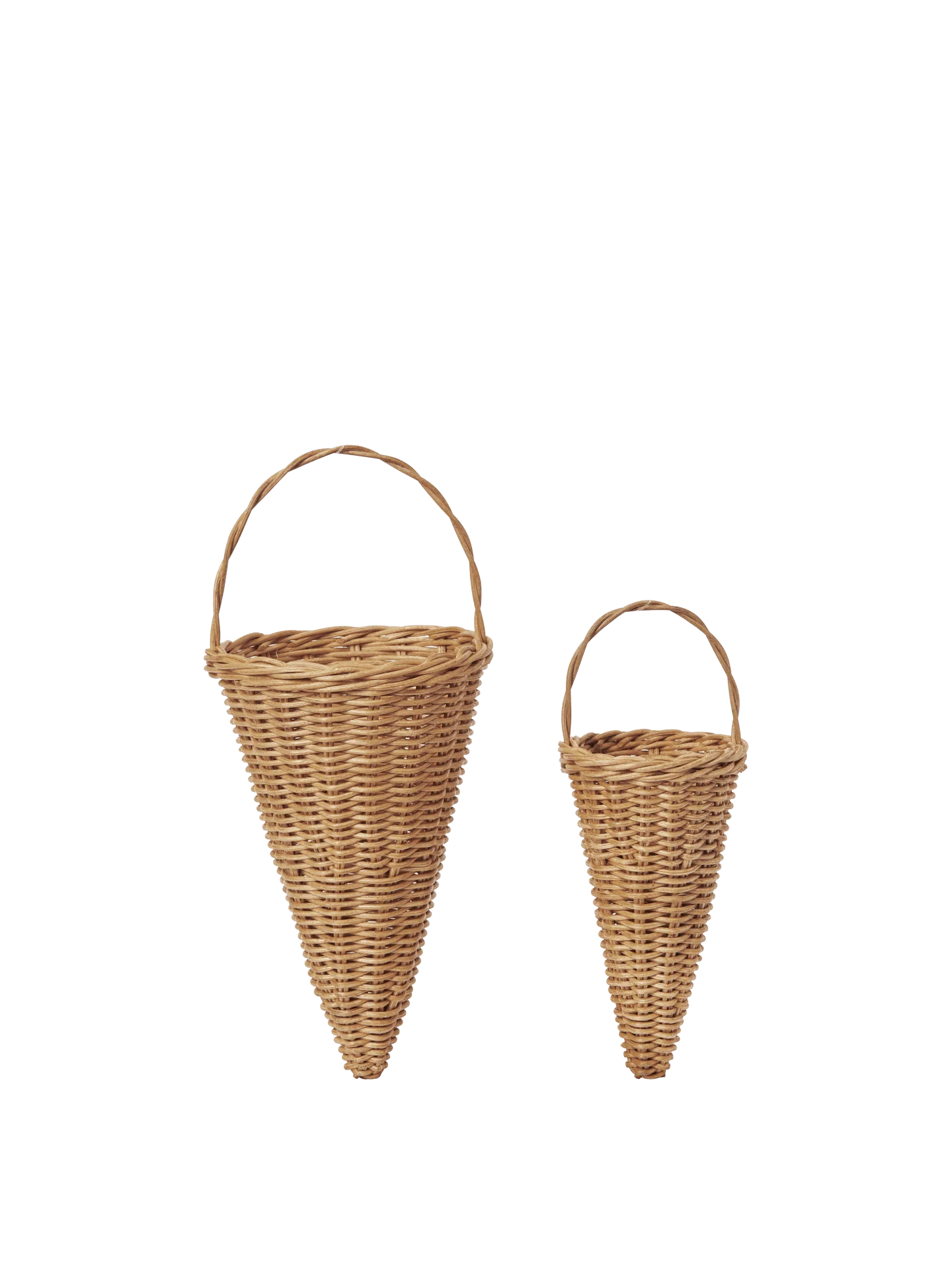 Braided Cones - Set of 2 - Natural