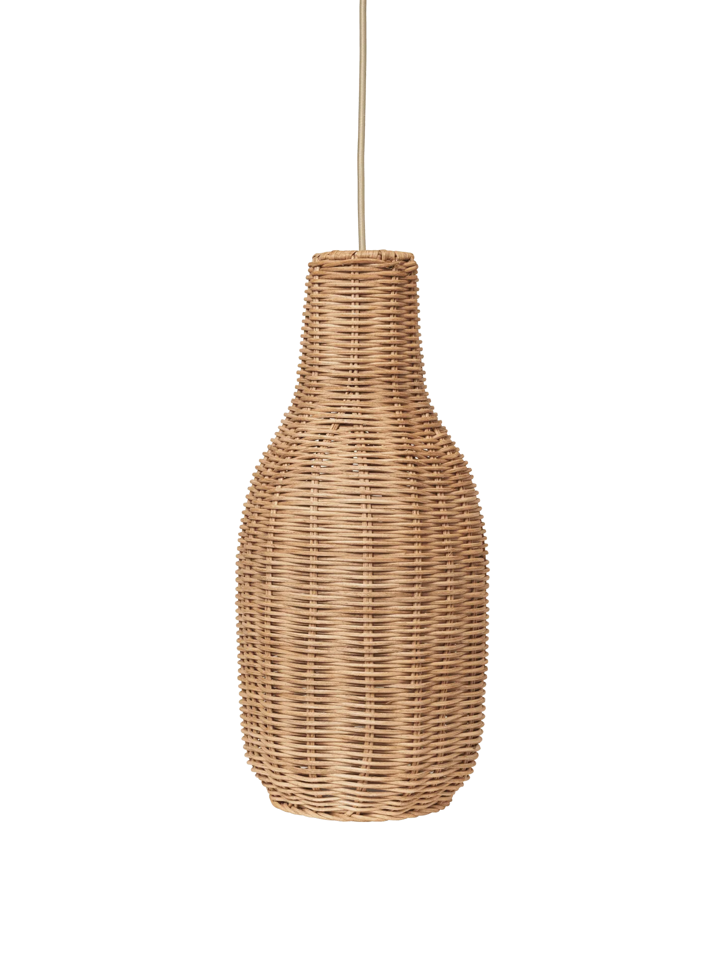 Braided Lampshade - Bottle - Natural - Image 3