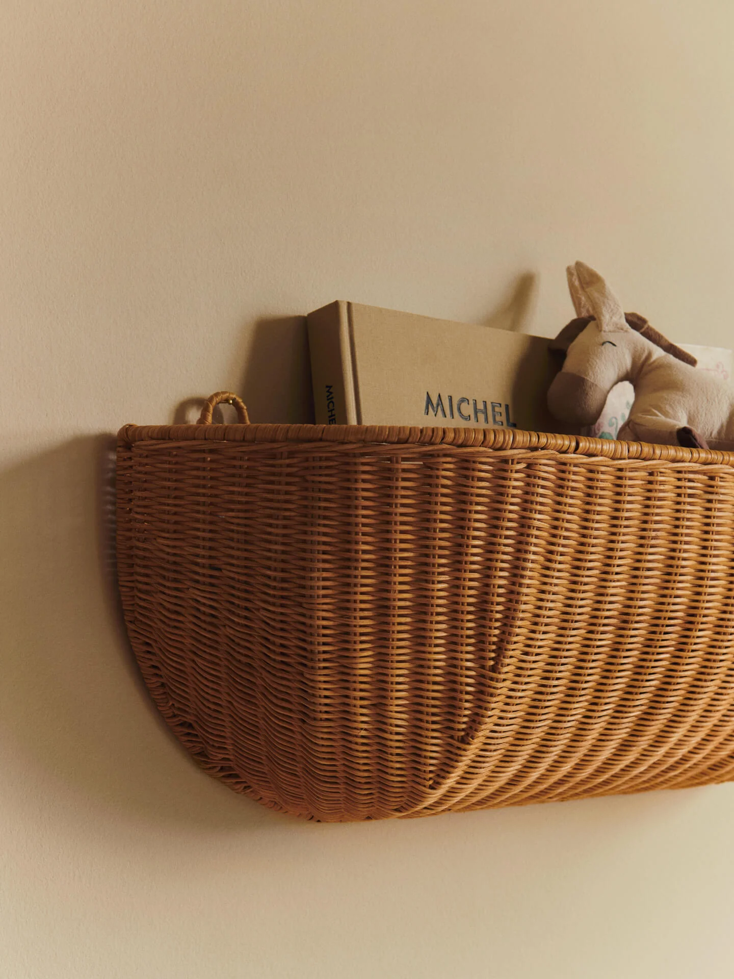 Braided Wall Pocket - 75 x 25 - Natural - Image 2