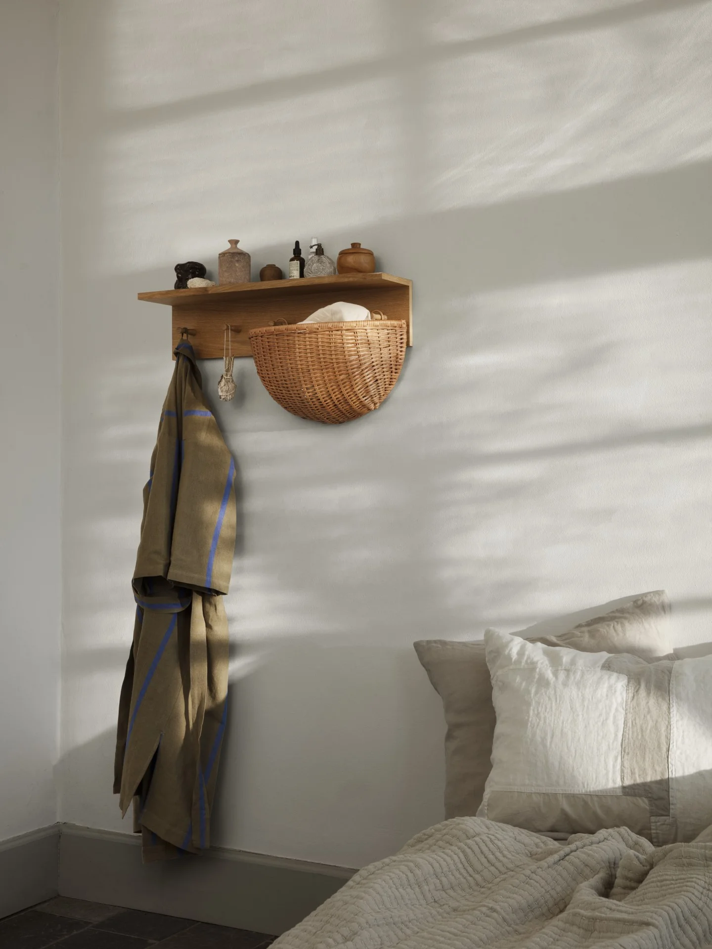Braided Wall Pockets - Set of 2 - Natural - Image 3