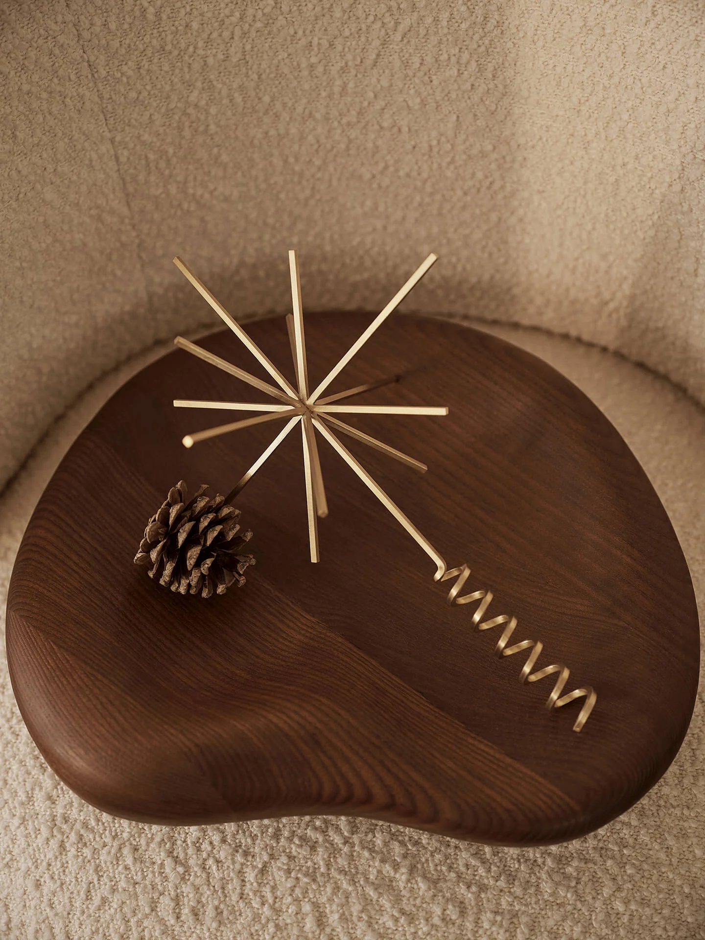 Christmas Tree Top Star - Brass - Image 2