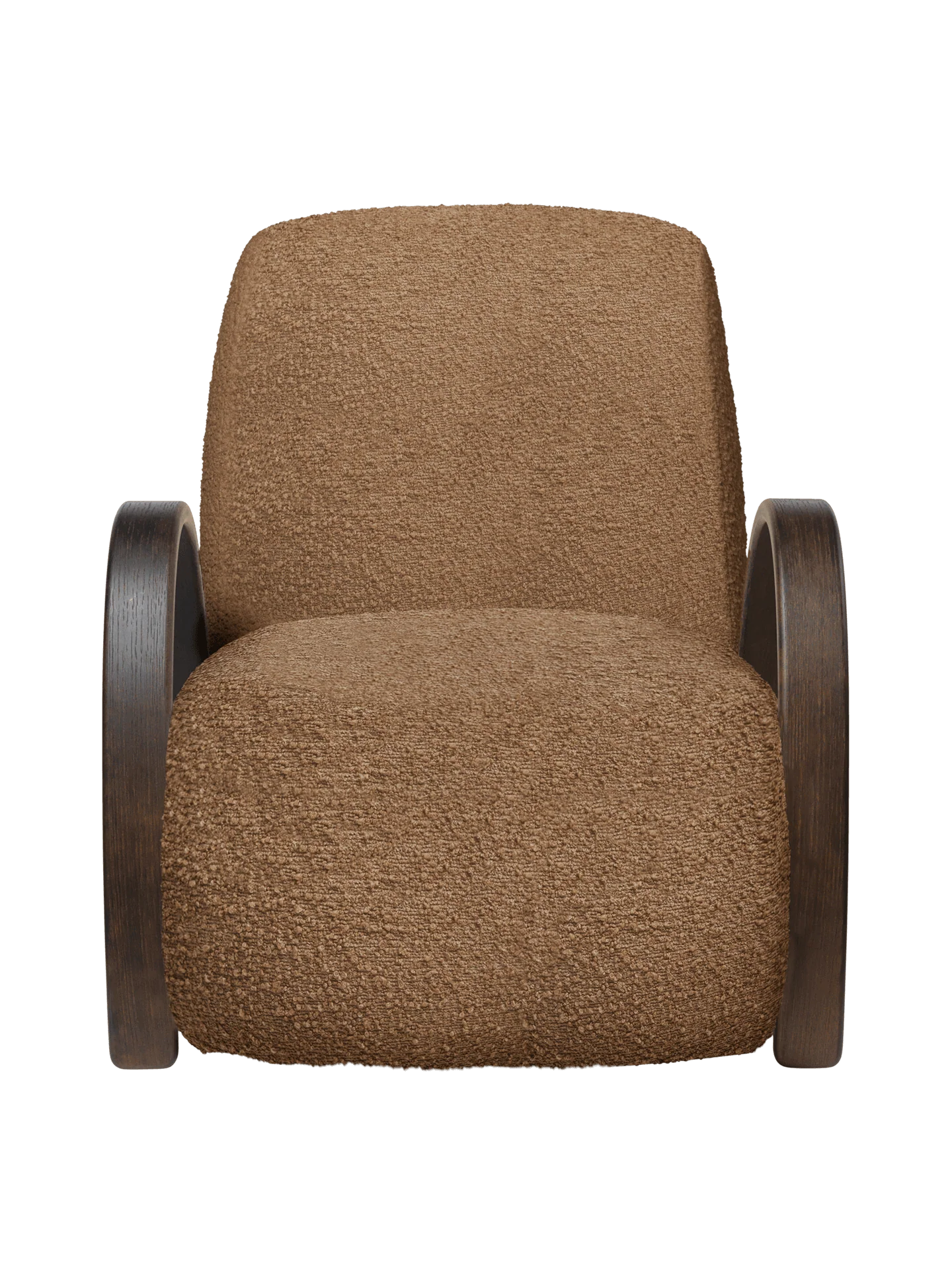 Buur Lounge Chair - Raw Bouclé - Tan - US - Image 2