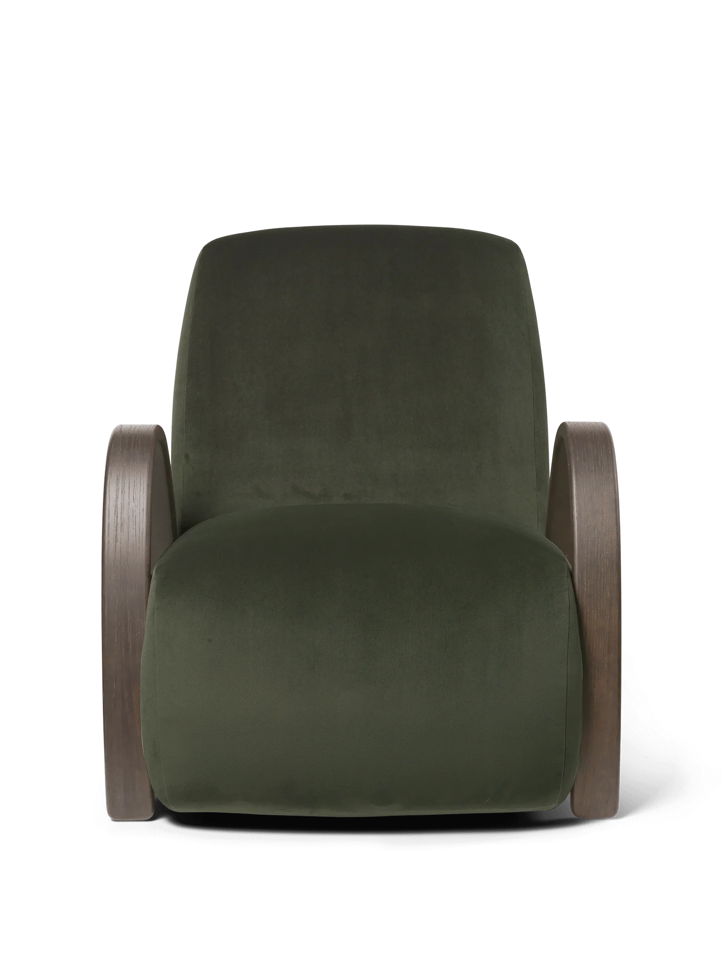 Buur Lounge Chair - Rich Velvet - Pine - US - Image 3