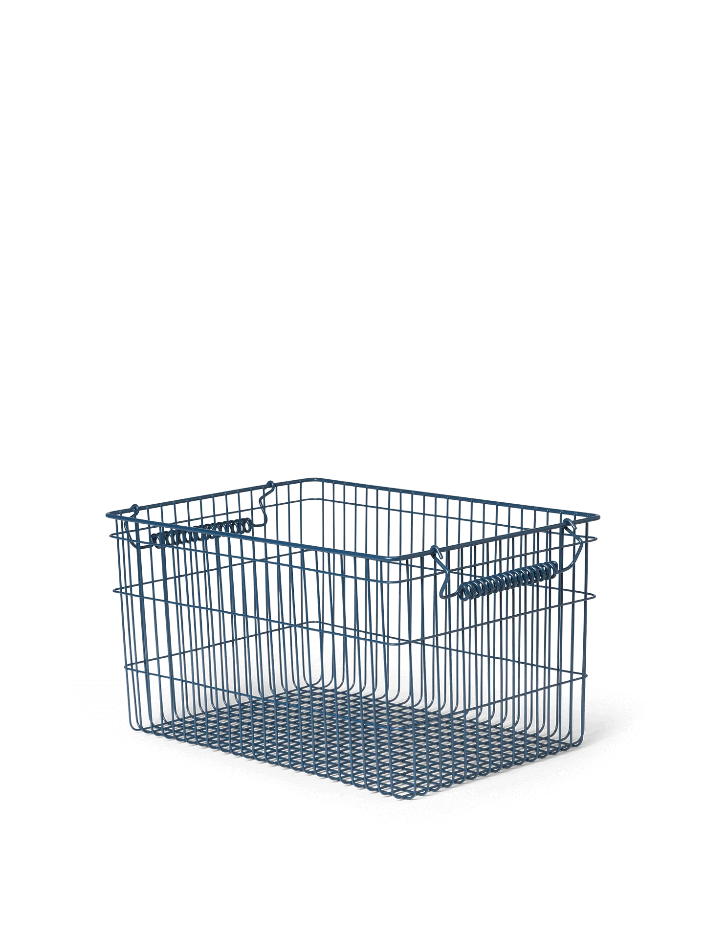 Cala Stackable Baskets - Set of 2 - Dark Blue - Image 2