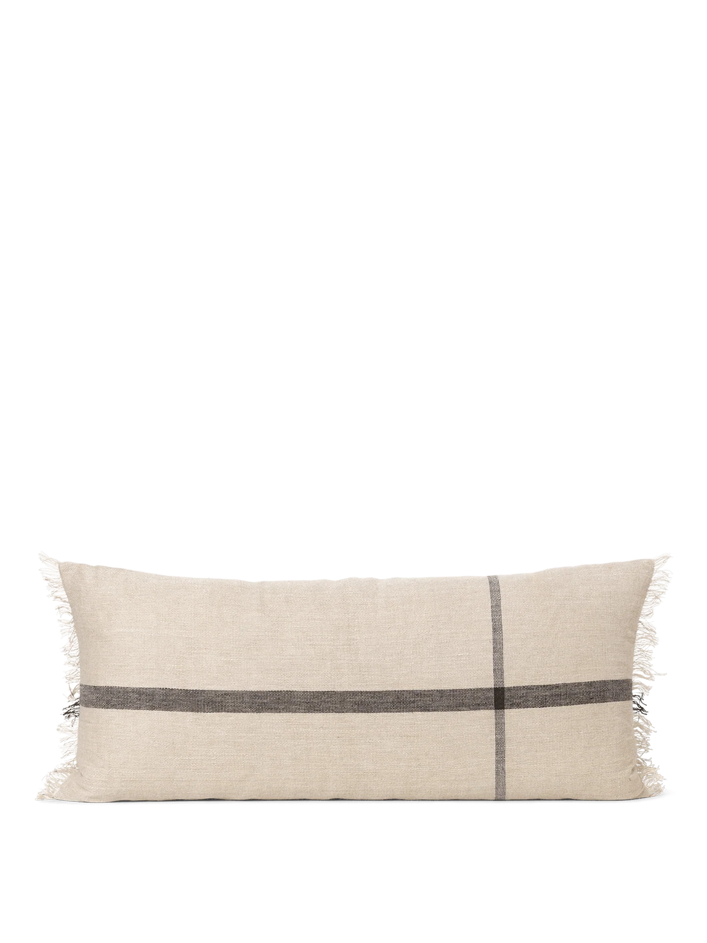 Calm Cushion - Long - Camel/Black