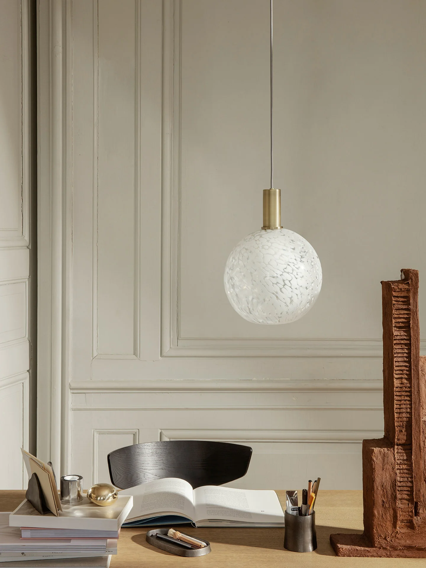 Casca Shade Sphere - Milk - Image 2