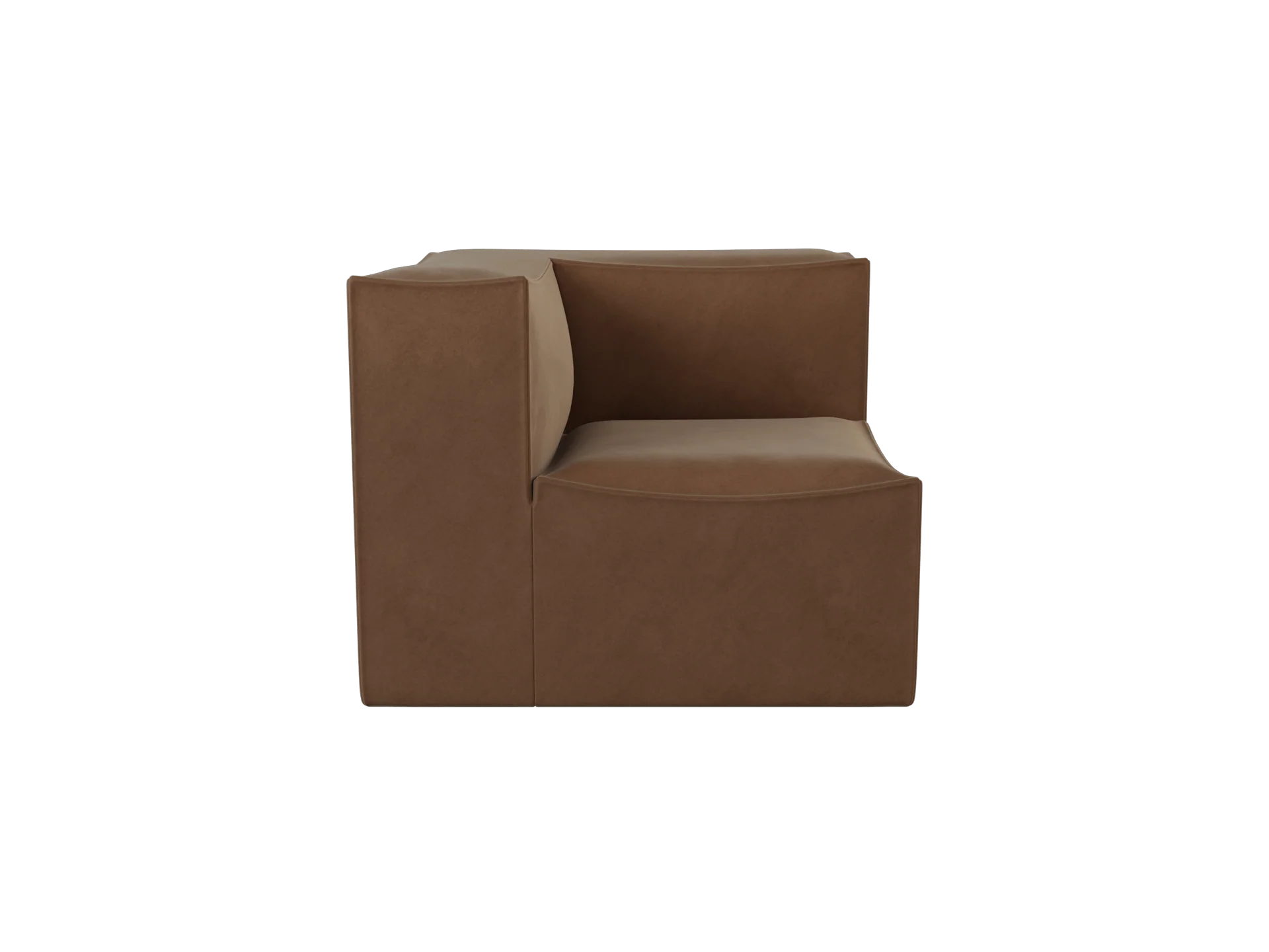 Catena Sofa Connect Corner S200 - Rich Velvet - Soft Brown - US
