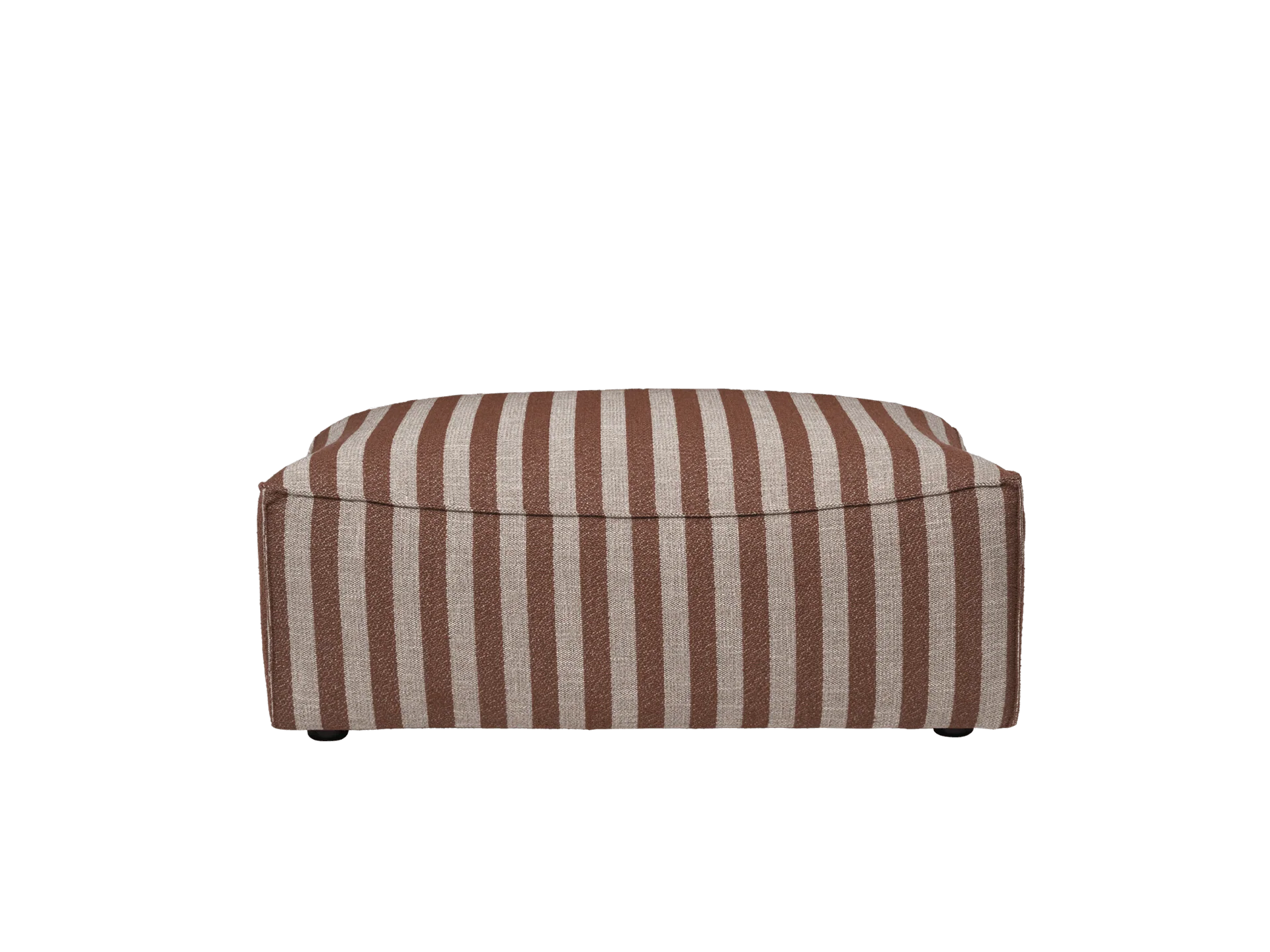 Catena Pouf Rectangular L501 - Louisiana - Sand/Chocolate - US