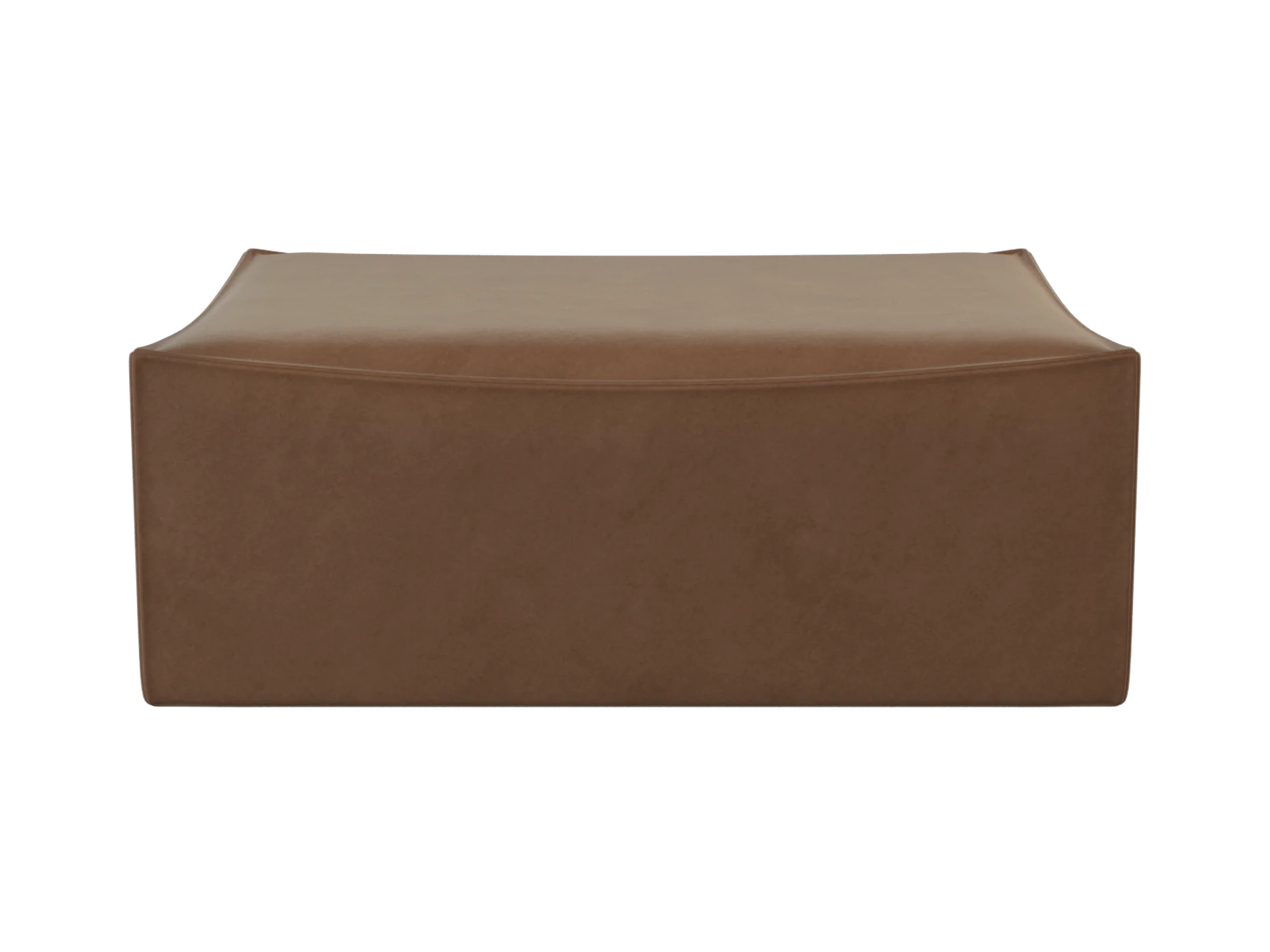 Catena Pouf Rectangular L501 - Rich Velvet - Soft Brown - US