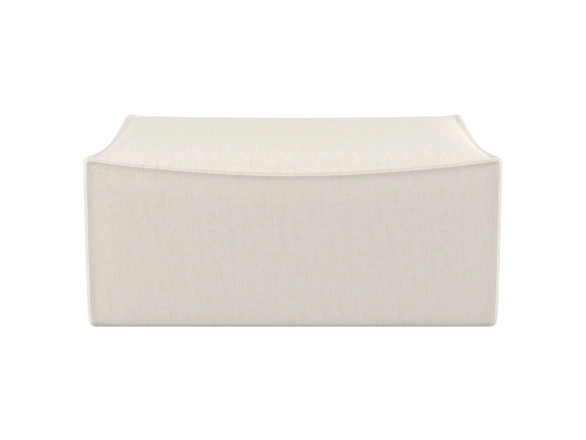 Catena Pouf Rectangular S501 - Bouclé - Off-White - US