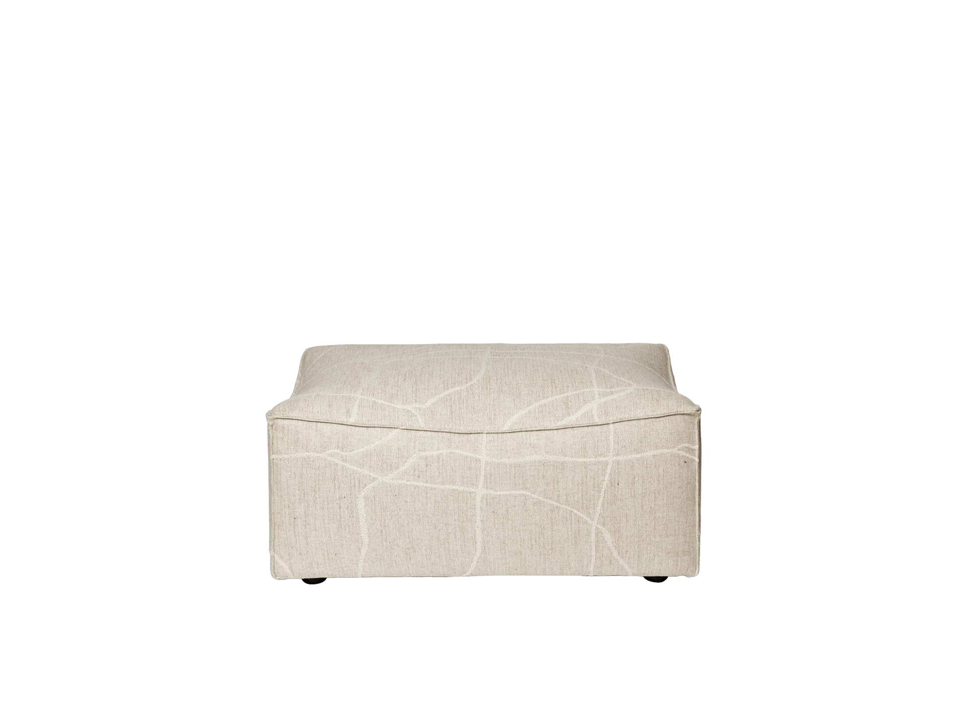 Catena Pouf Rectangular S501 - Can Lis - Sand/Off-White - US