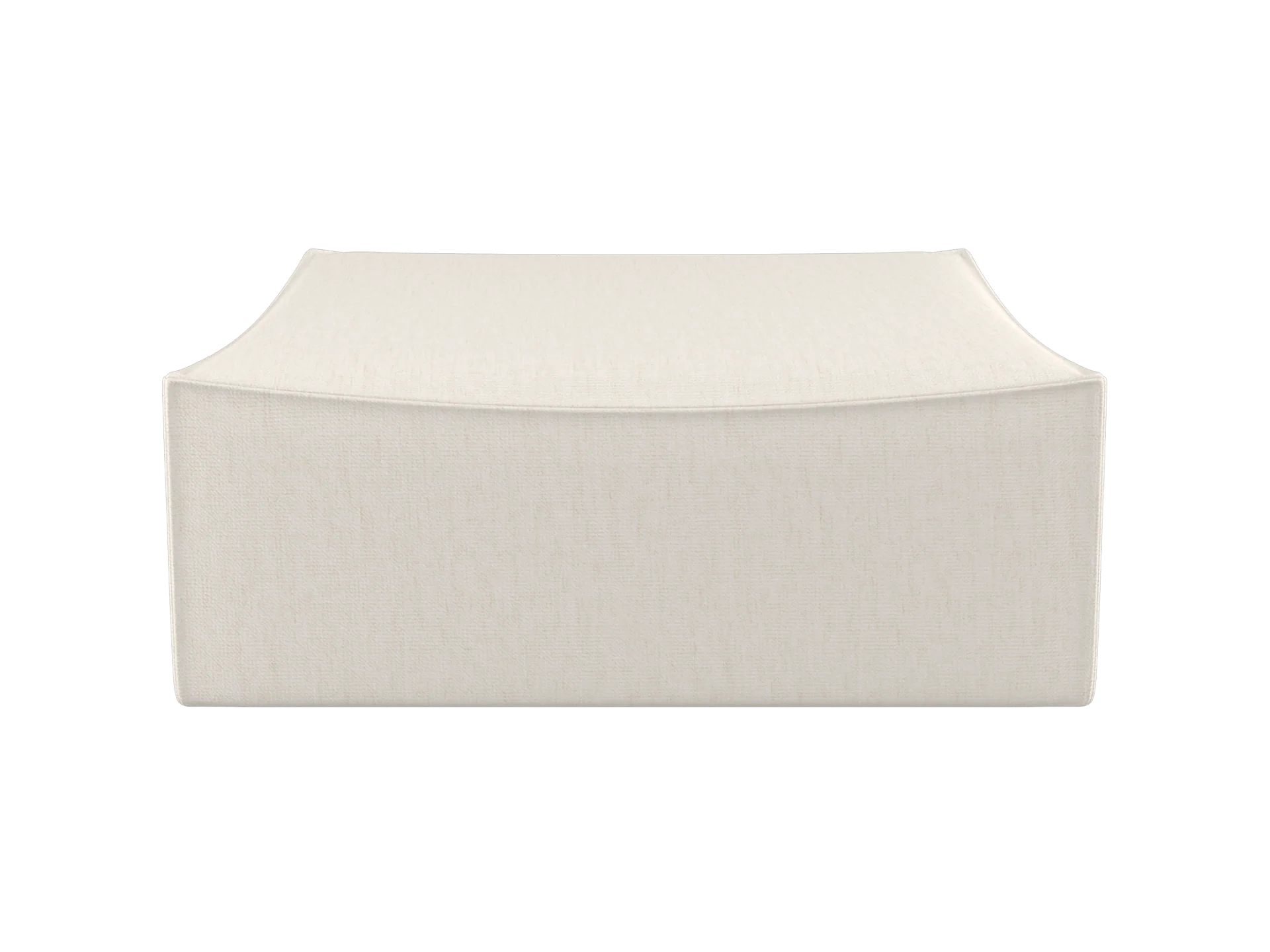 Catena Pouf Square L500 - Bouclé - Off-White - US