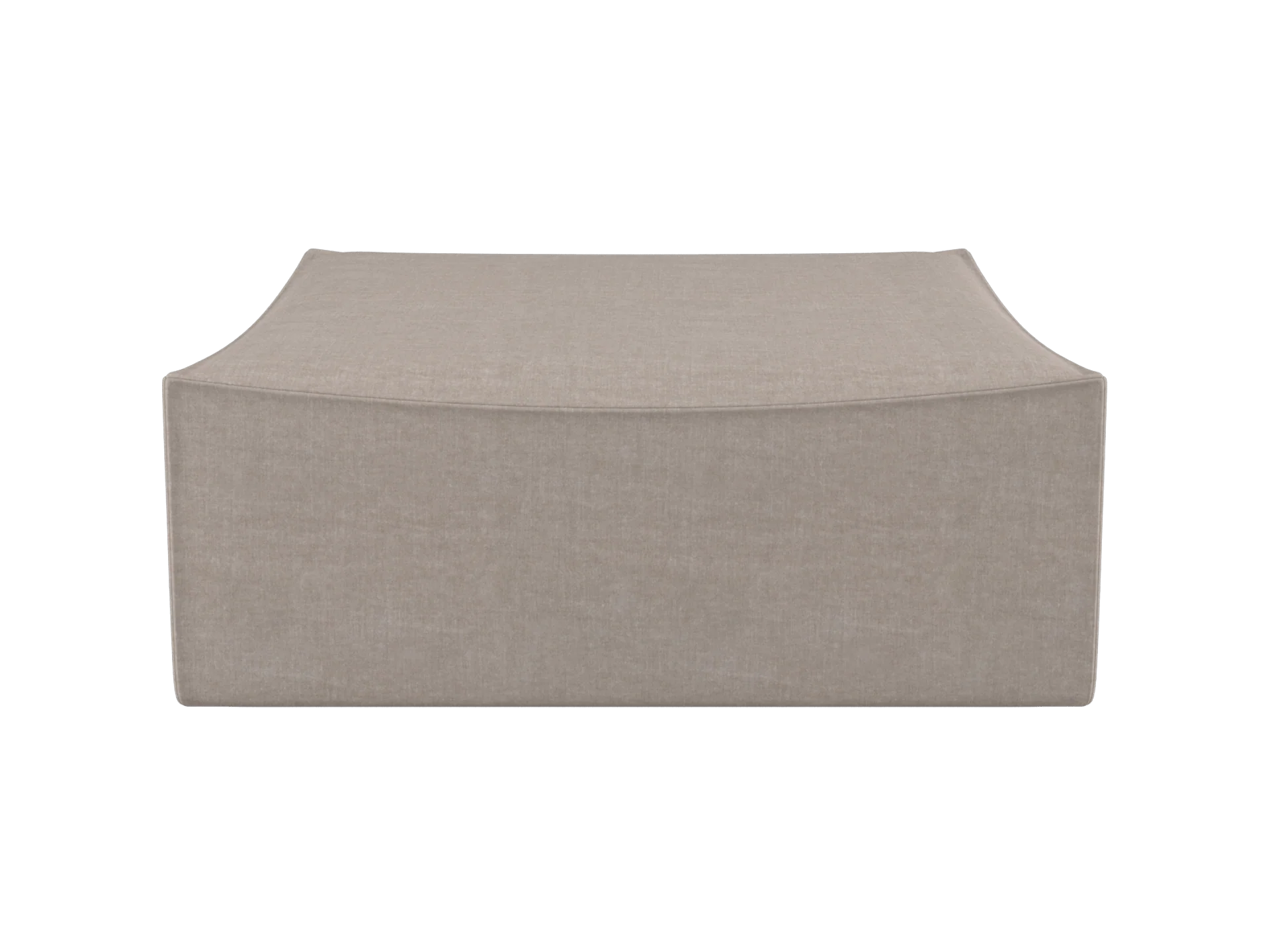 Catena Pouf Square L500 - Grain - Cashmere - US