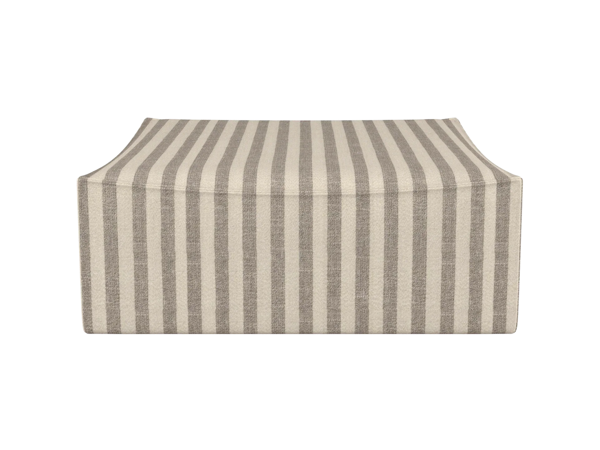 Catena Pouf Square L500 - Louisiana - Sand/Off-White - US