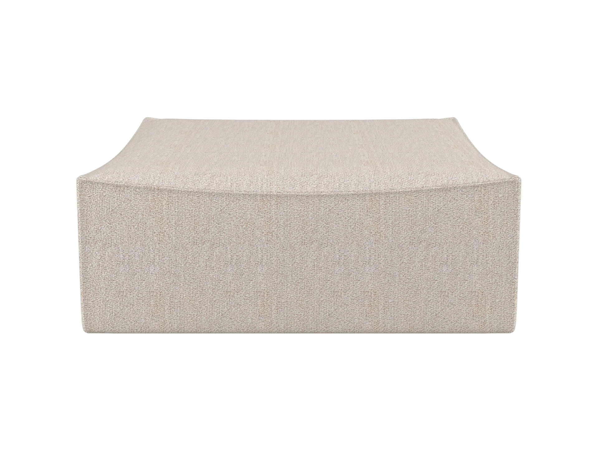 Catena Pouf Square L500 - Soft Bouclé - Natural - US