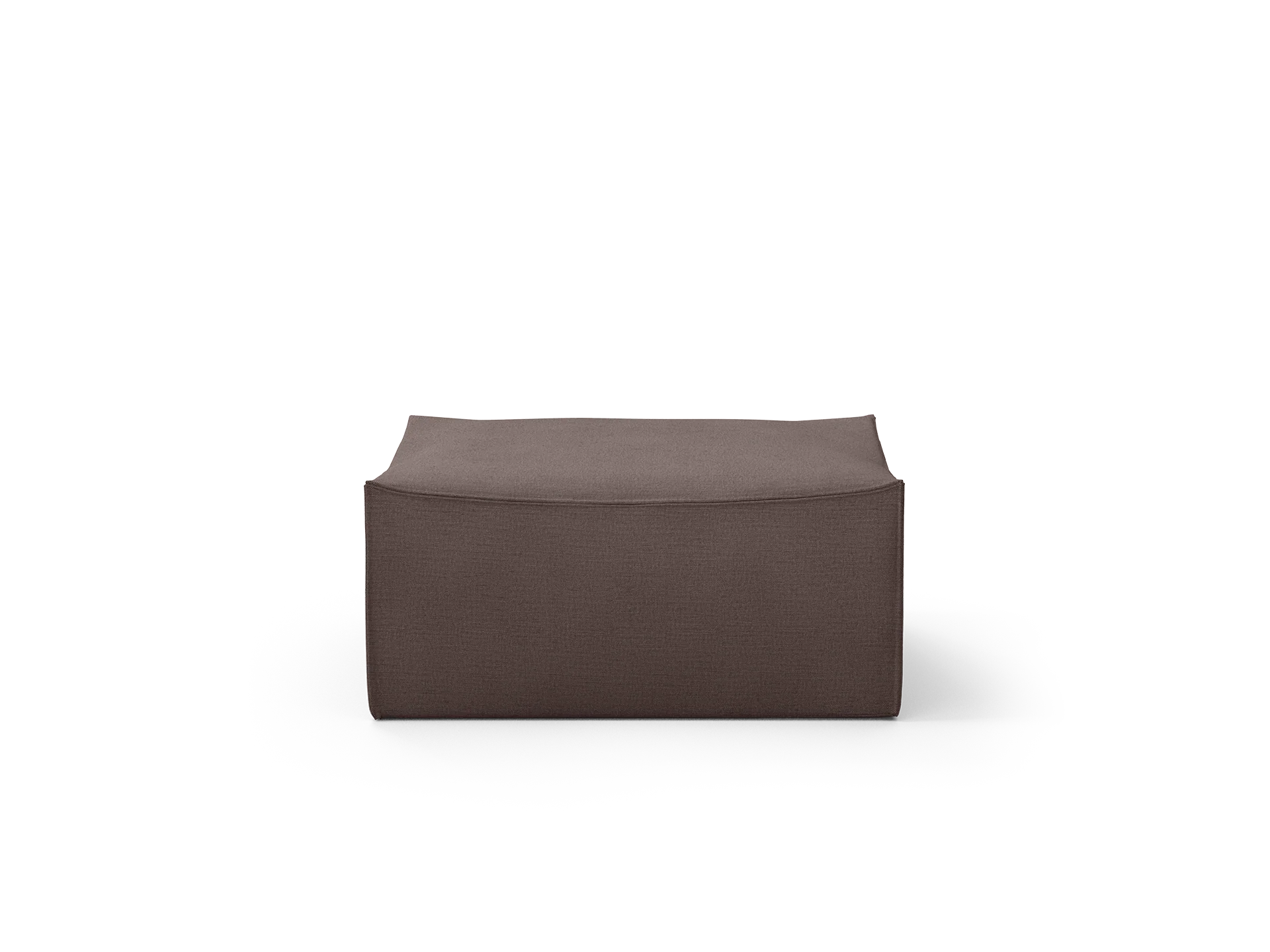 Catena Pouf Square S500 - Hot Madison - Brown - US