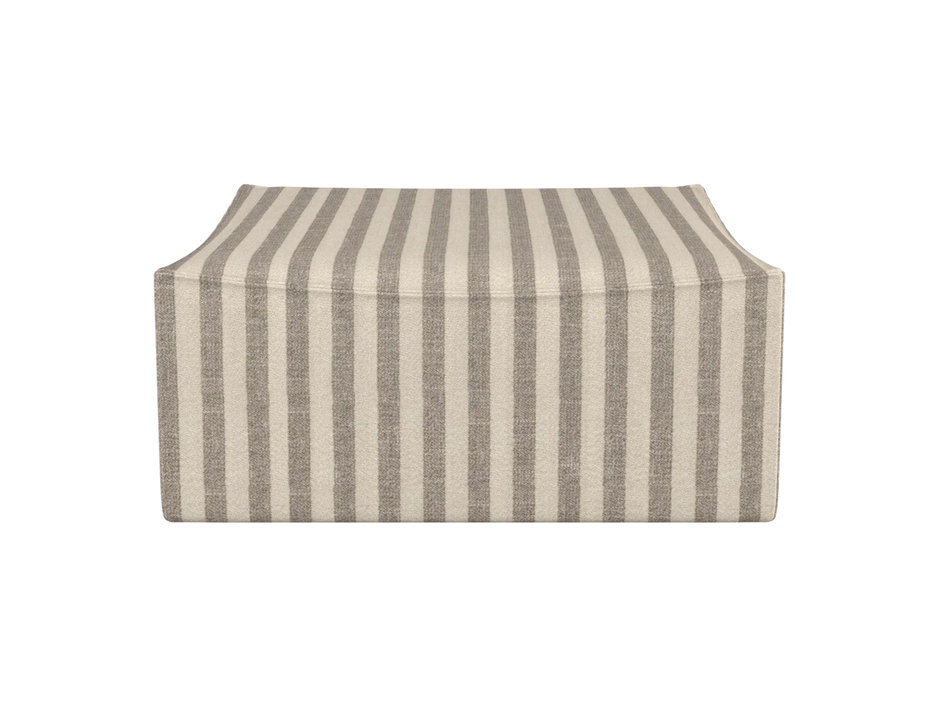 Catena Pouf Square S500 - Louisiana - Sand/Off-White - US