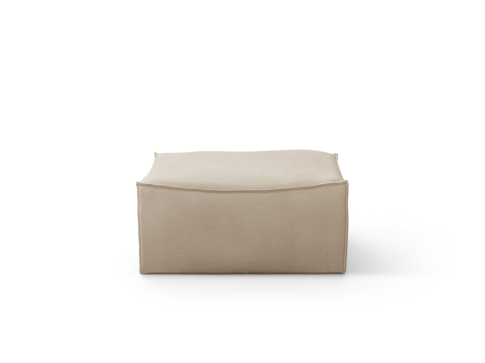 Catena Pouf Square S500 - Rich Linen - Natural - US