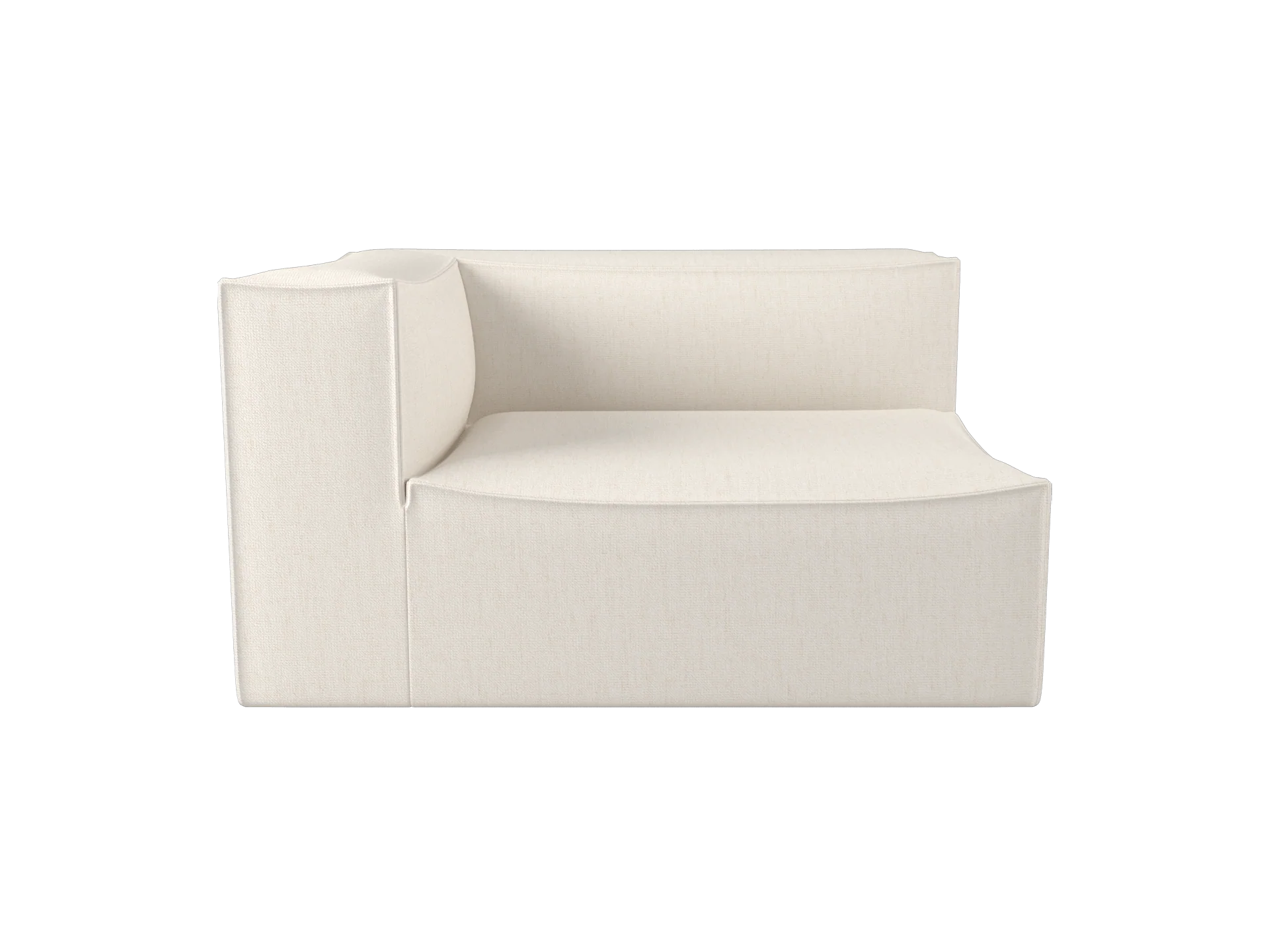 Catena Sofa Armrest Left L400 - Bouclé - Off-White - US