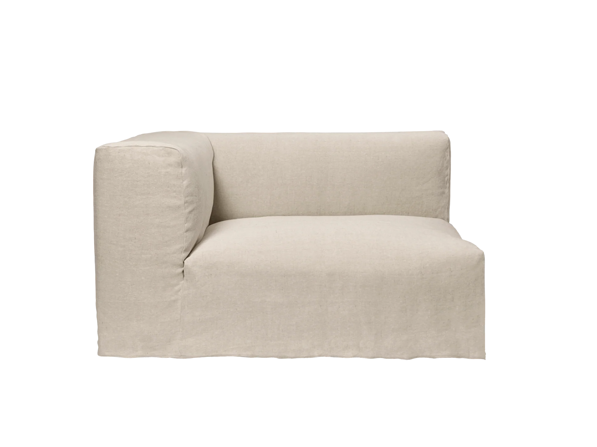 Catena Sofa Armrest Left L400 - Loose Drape - Natural - US