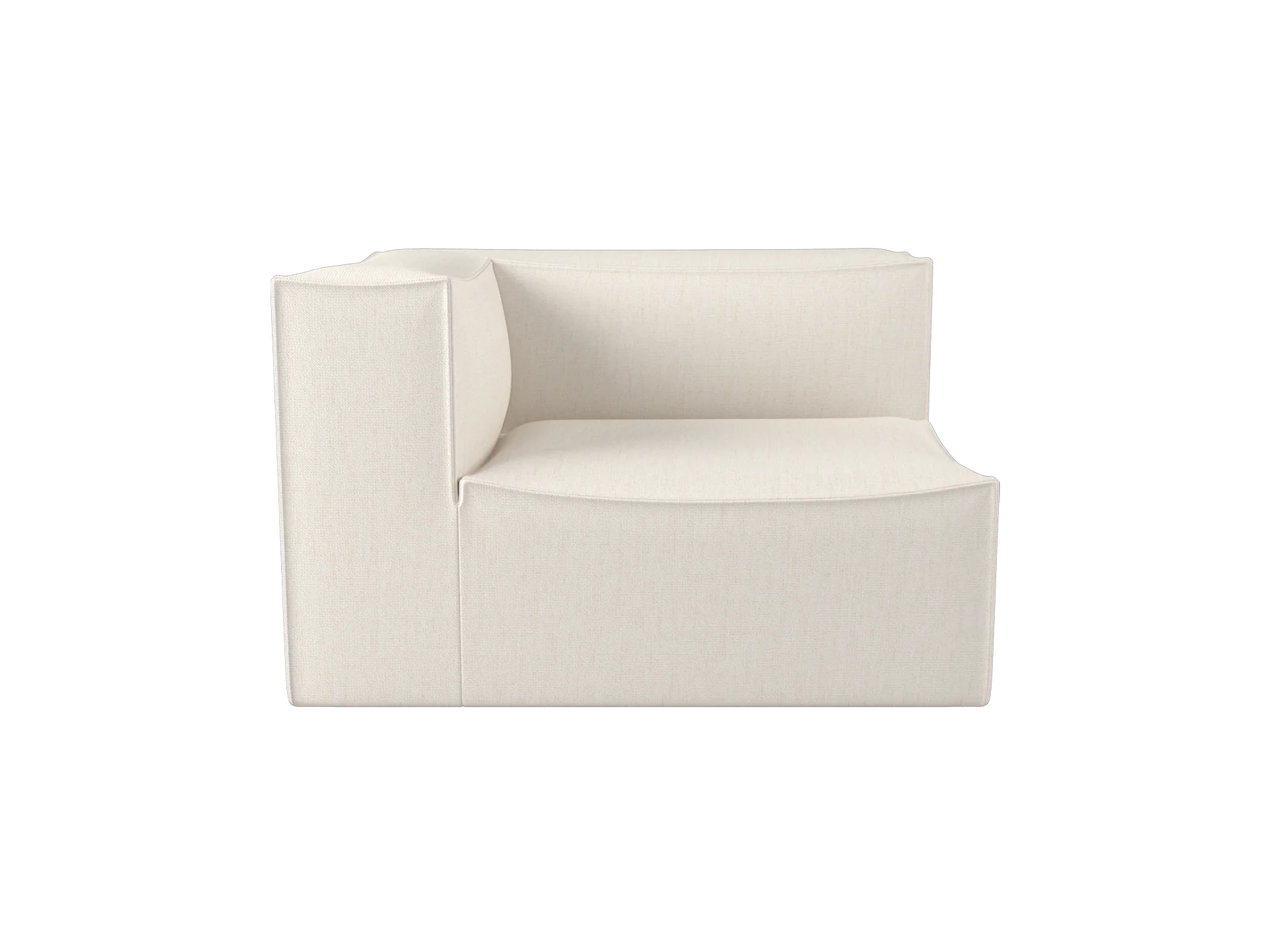 Catena Sofa Armrest Left S400 - Bouclé - Off-White - US