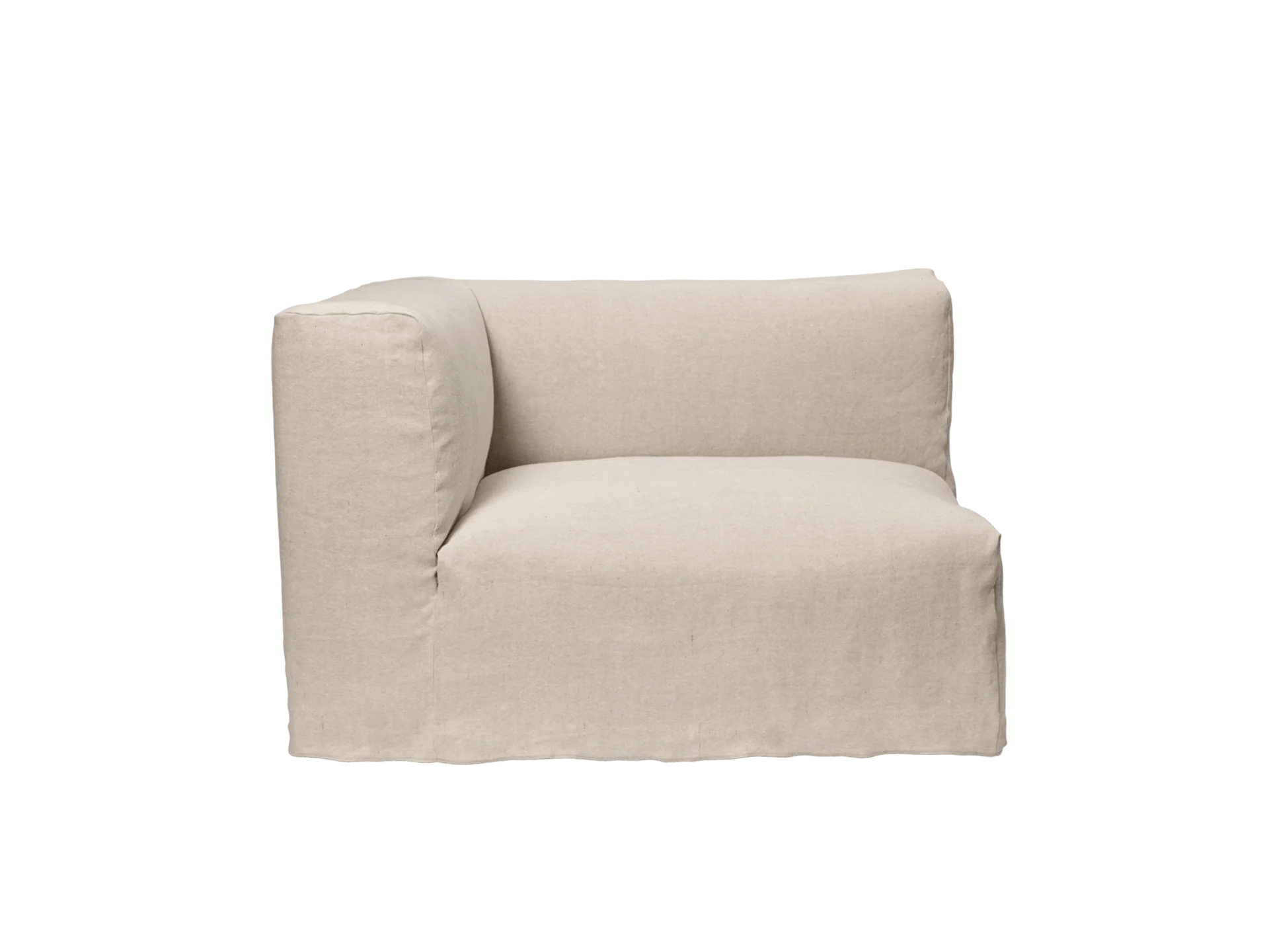 Catena Sofa Armrest Left S400 - Loose Drape - Natural - US