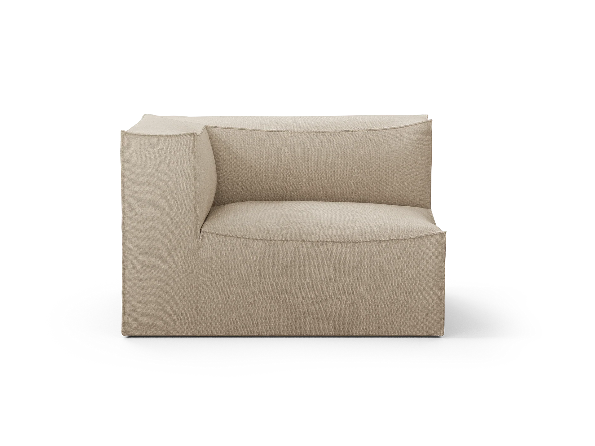 Catena Sofa Armrest Left S400 - Rich Linen - Natural - US