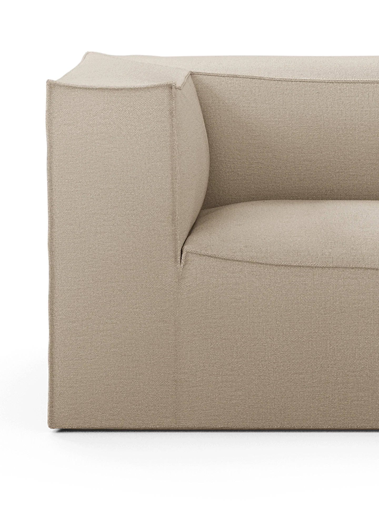 Catena Sofa Armrest Left S400 - Rich Linen - Natural - US - Image 2
