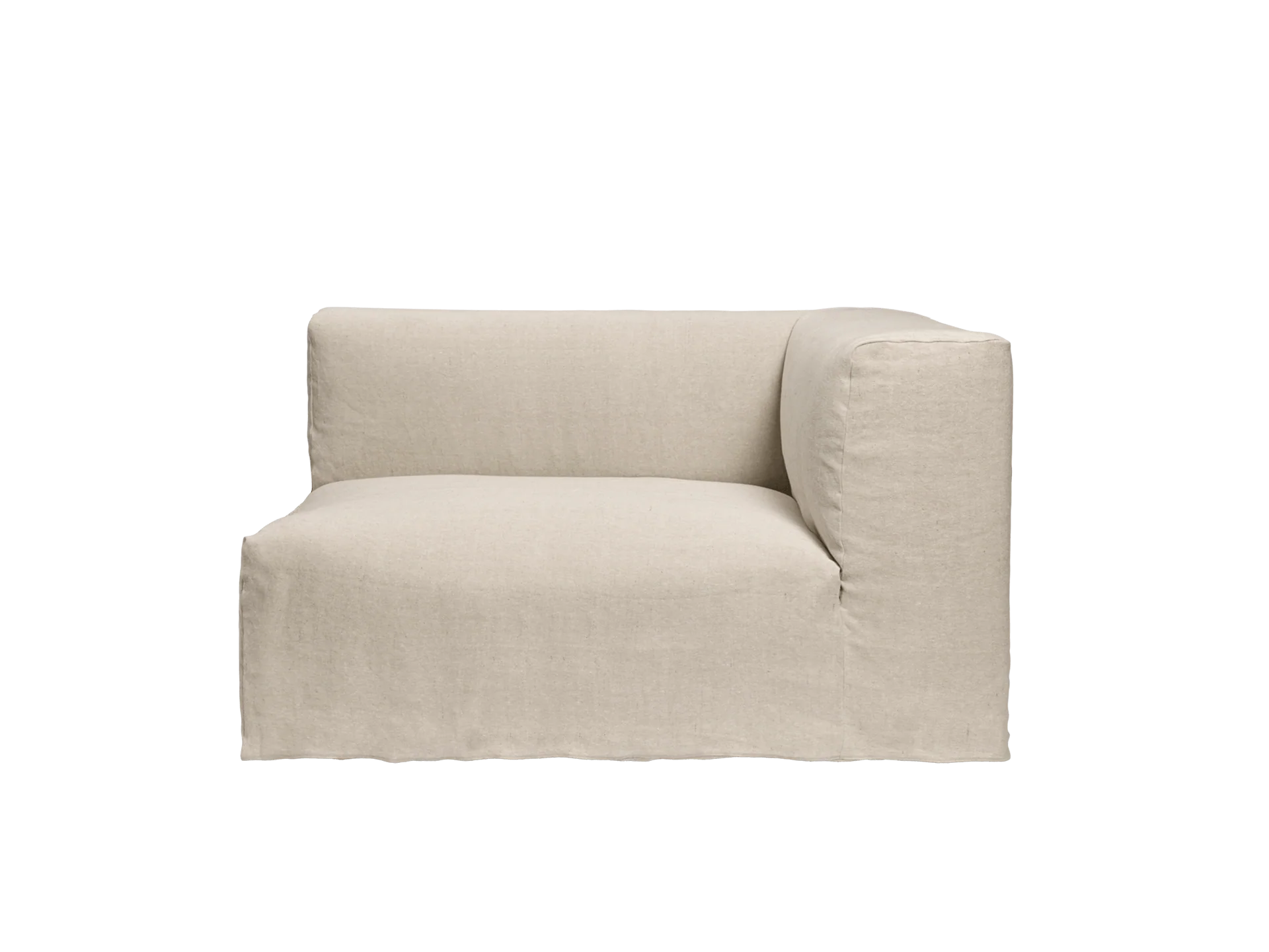 Catena Sofa Armrest Right L401 - Loose Drape - Natural - US