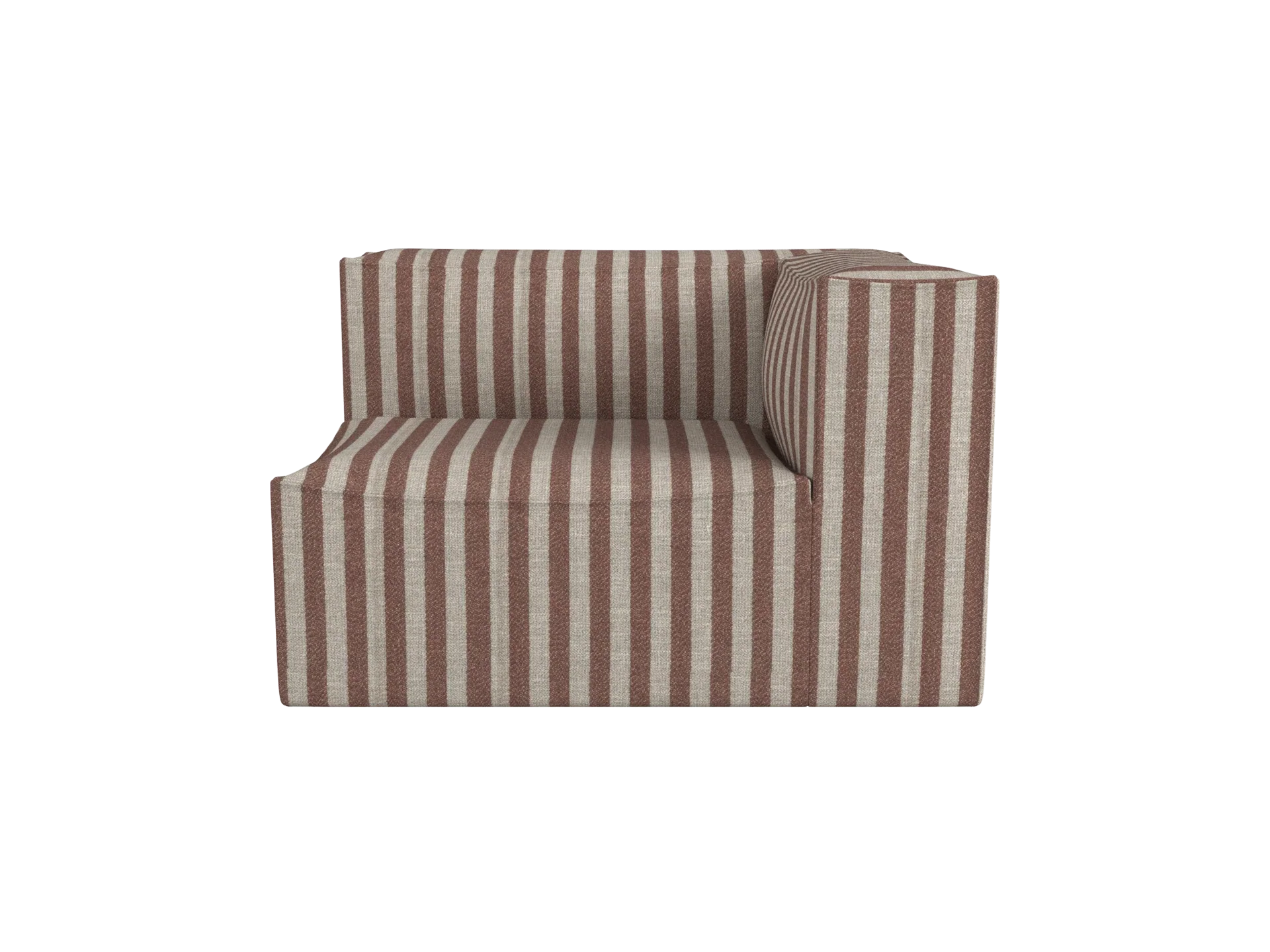Catena Sofa Armrest Right S401 - Louisiana - Sand/Chocolate - US