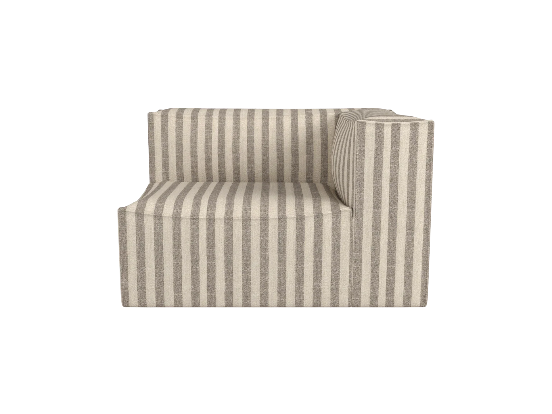 Catena Sofa Armrest Right S401 - Louisiana - Sand/Off-White - US